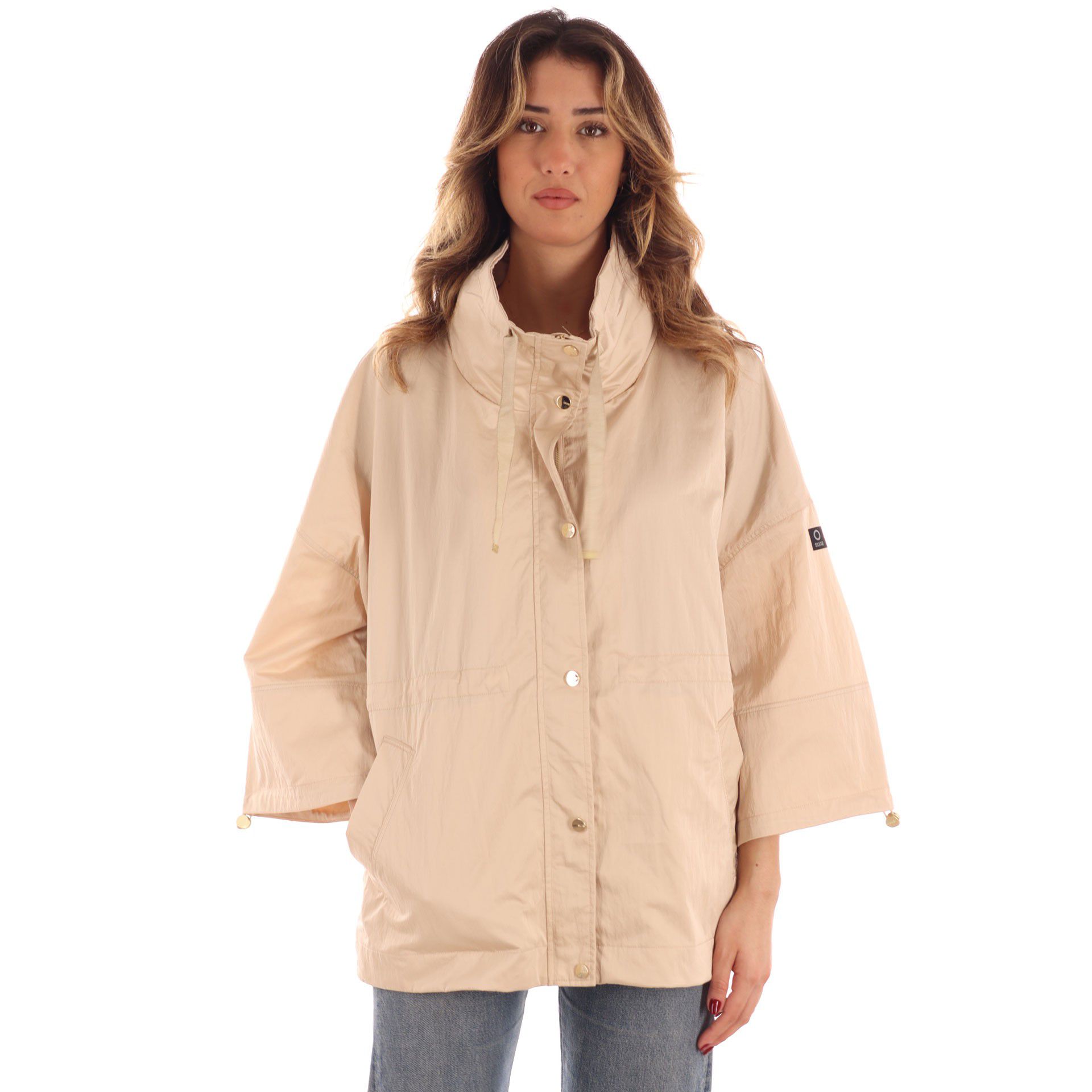 Suns giubbotto orchidea con cappuccio fisso da donna