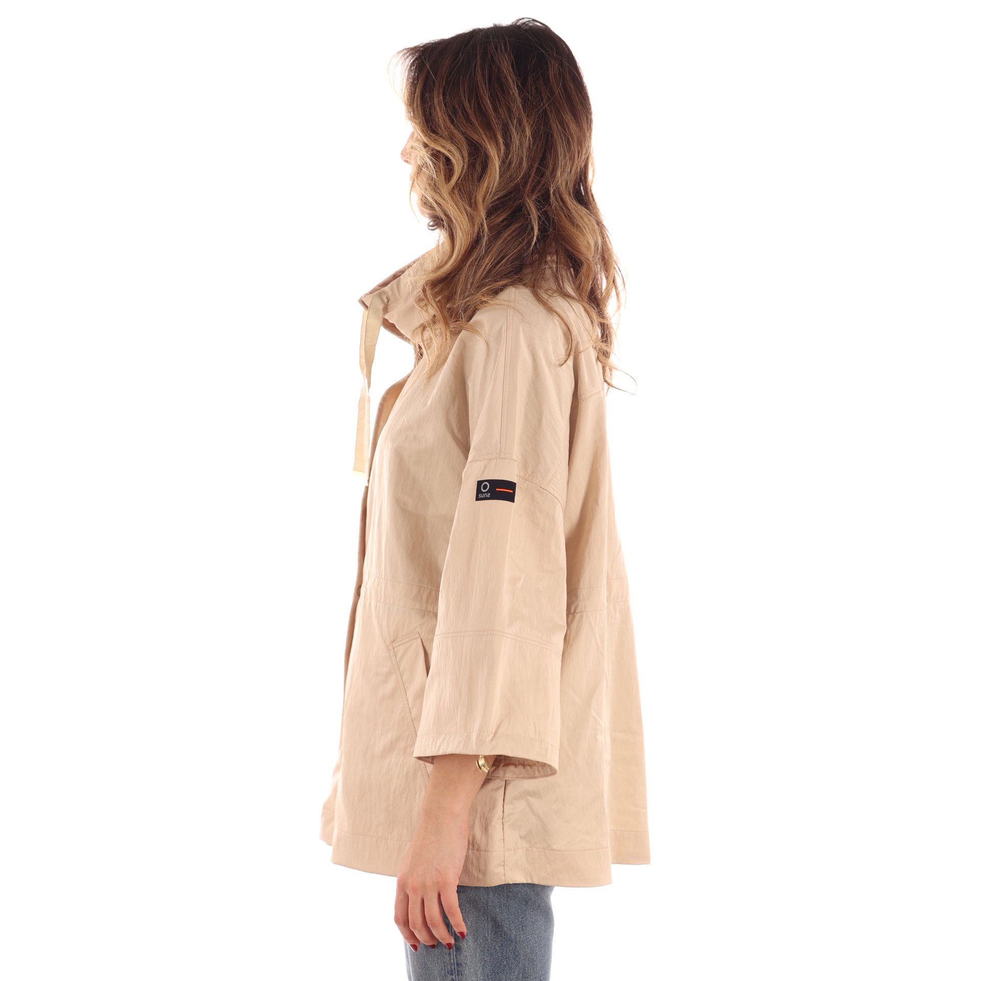 Suns giubbotto orchidea con cappuccio fisso da donna