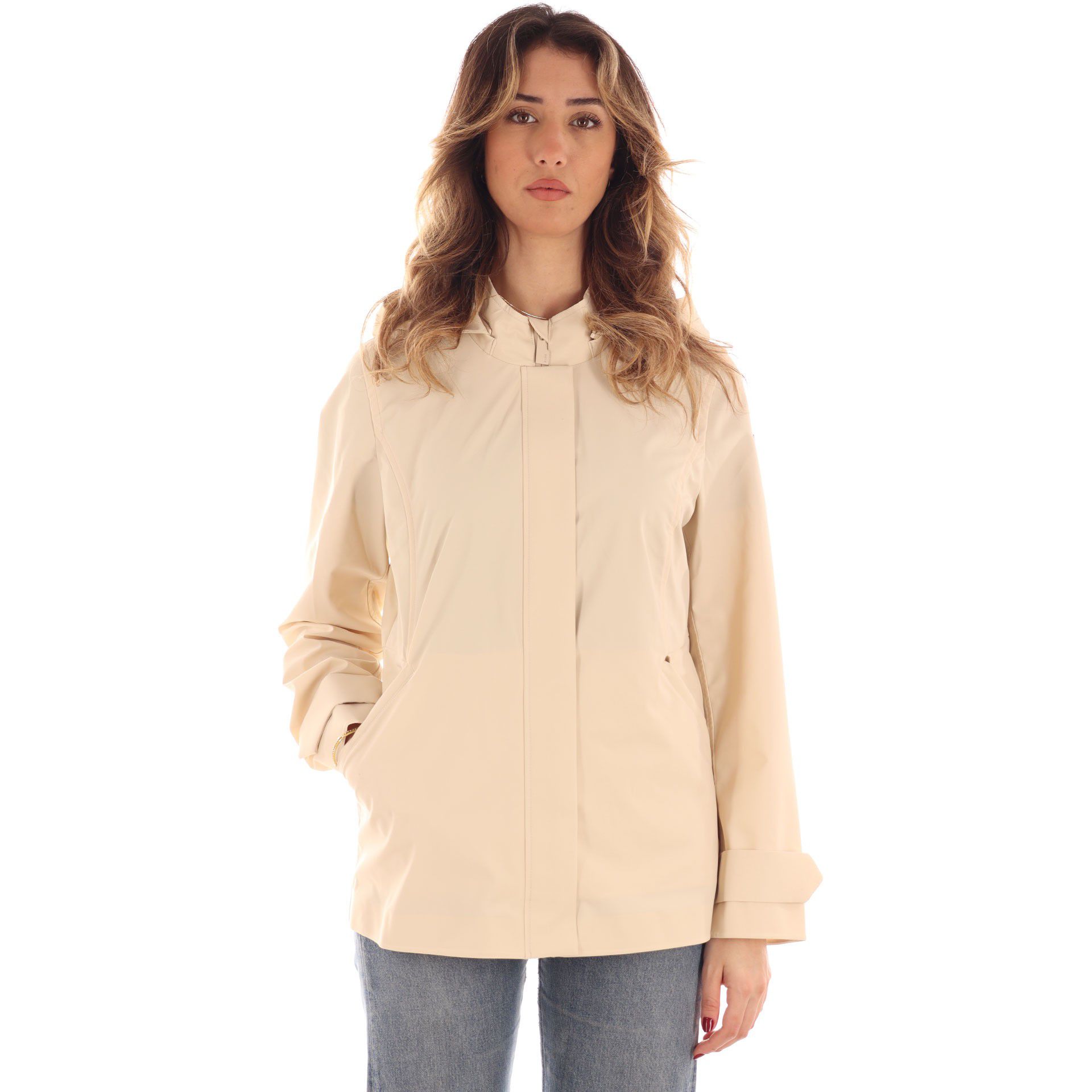 Suns giubbotto tulipano con cappuccio removibile da donna