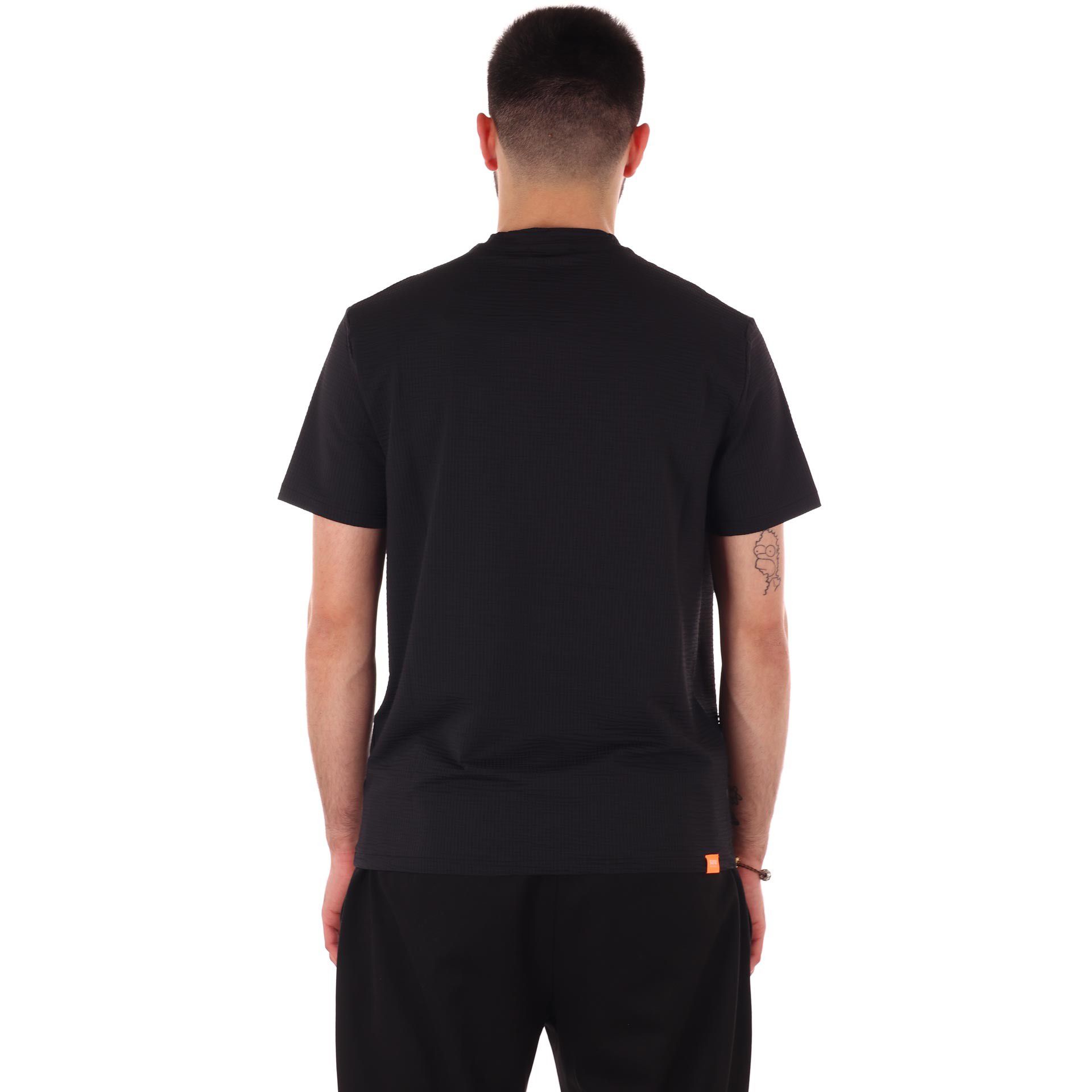 Suns t-shirt paul seere teck in tessuto tridimensionale da uomo