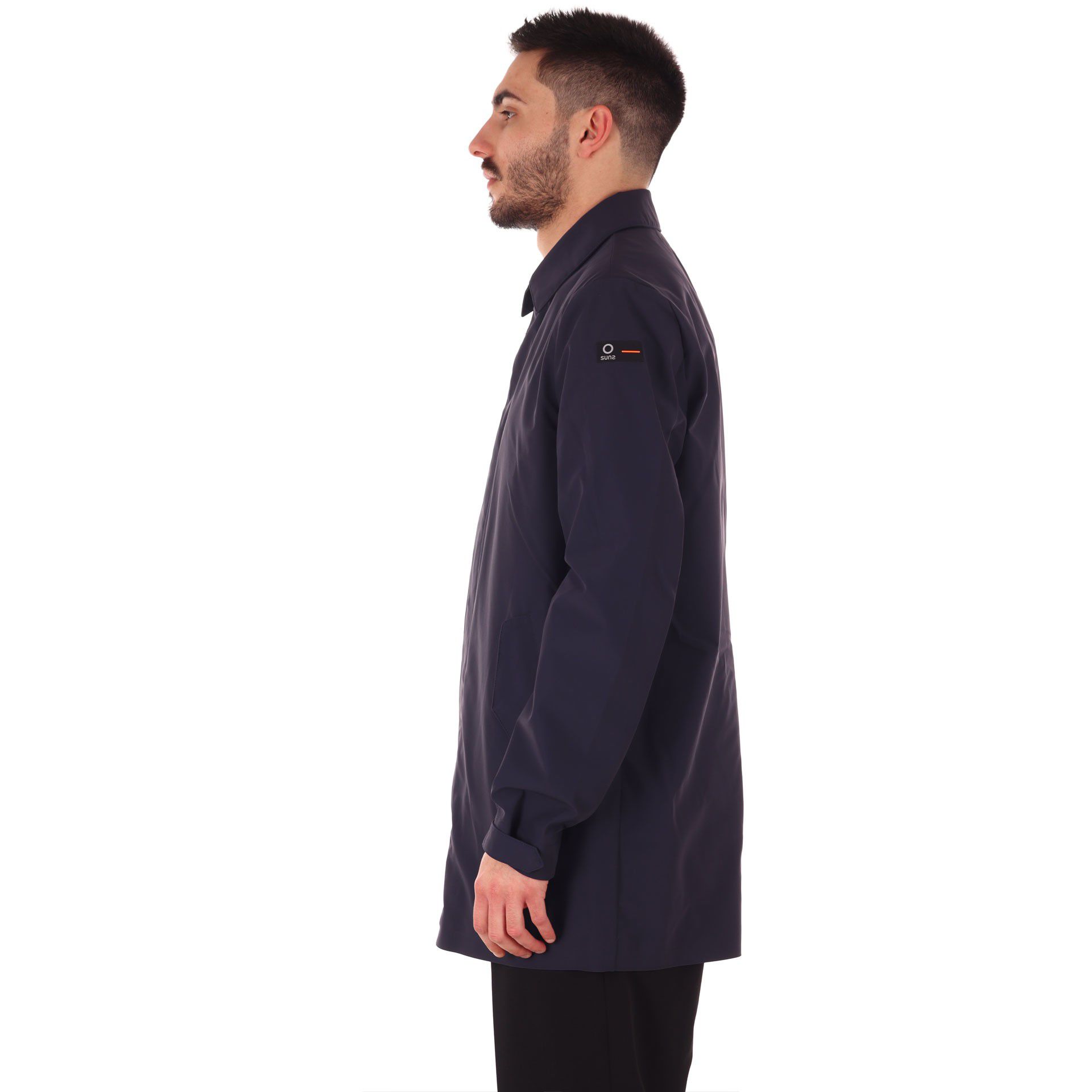 Suns trench burbo in fibra da uomo