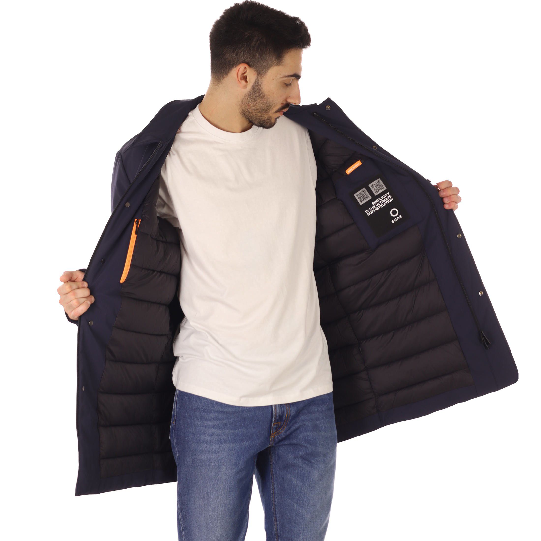 Suns trench christoph wool da uomo
