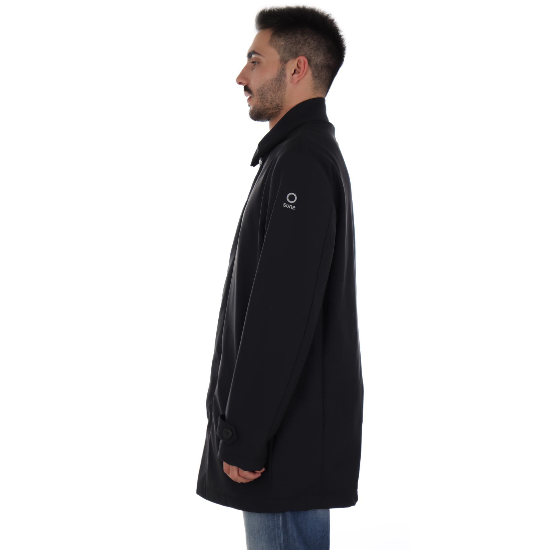 Suns trench sala first in tessuto tecnico da uomo
