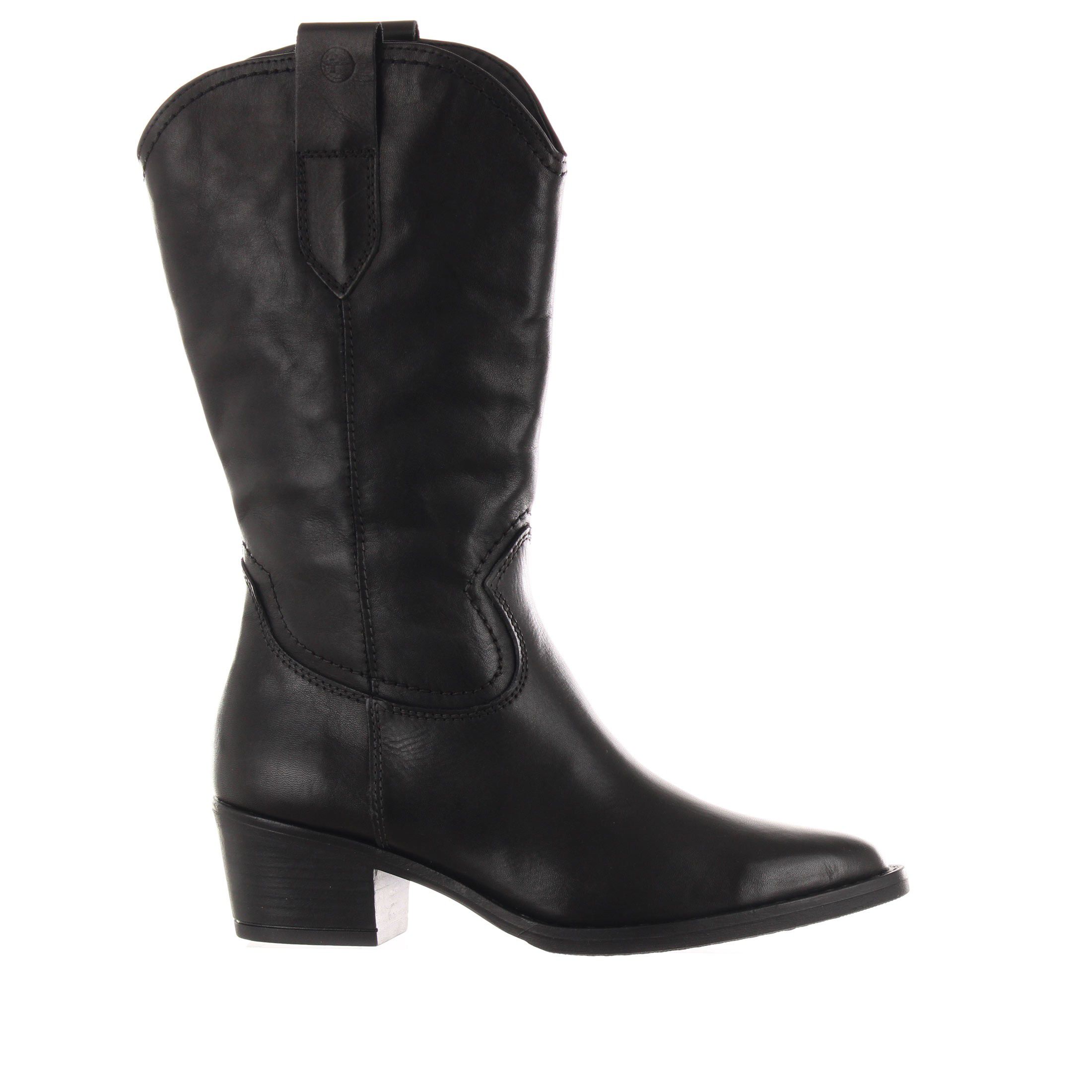 Tamaris stivale texano in pelle da donna