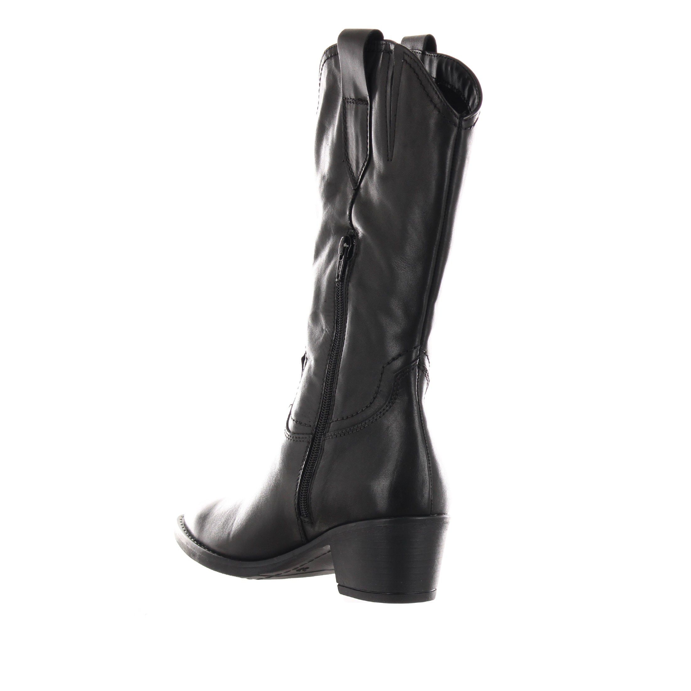 Tamaris stivale texano in pelle da donna