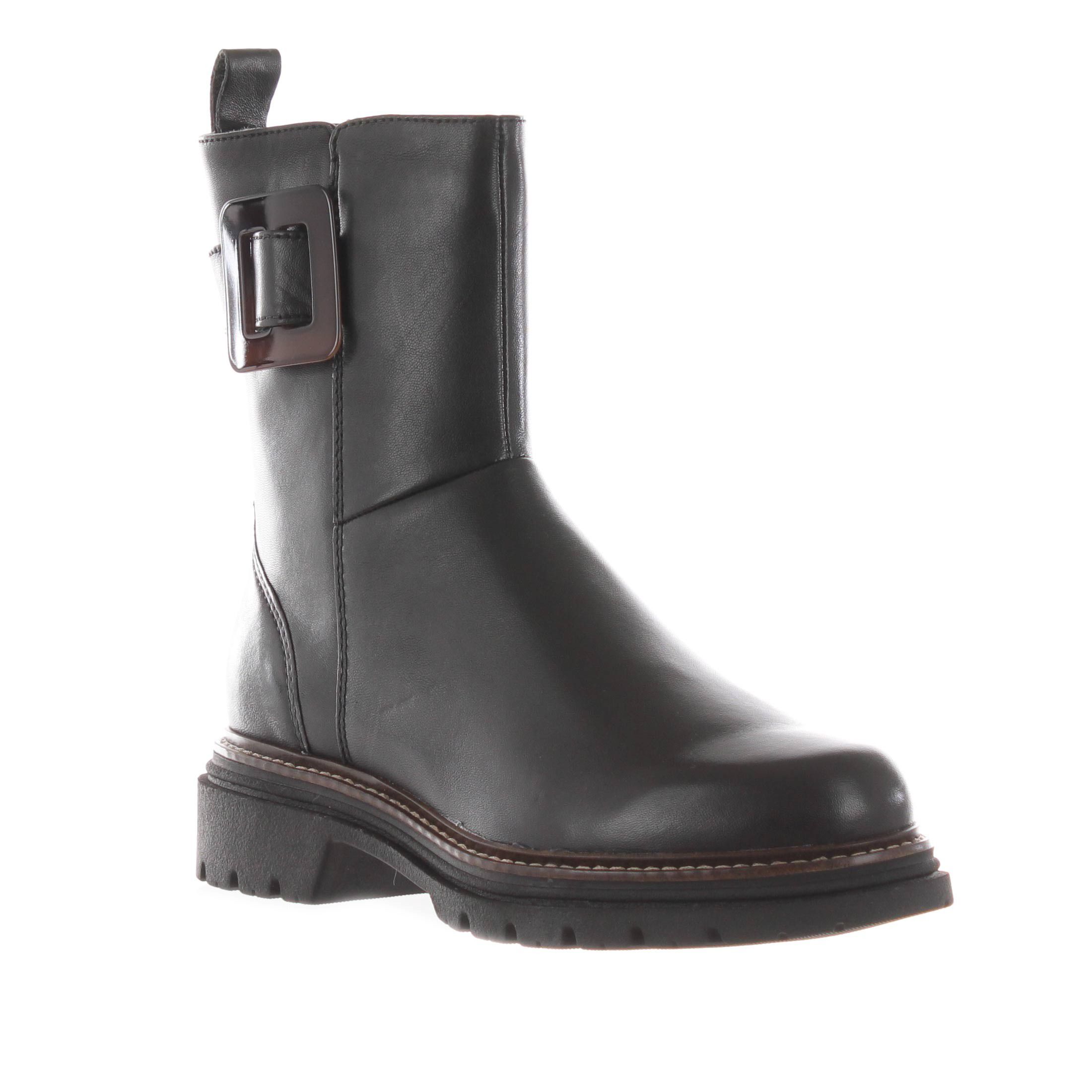 Tamaris stivaletto in pelle con fibbia da donna