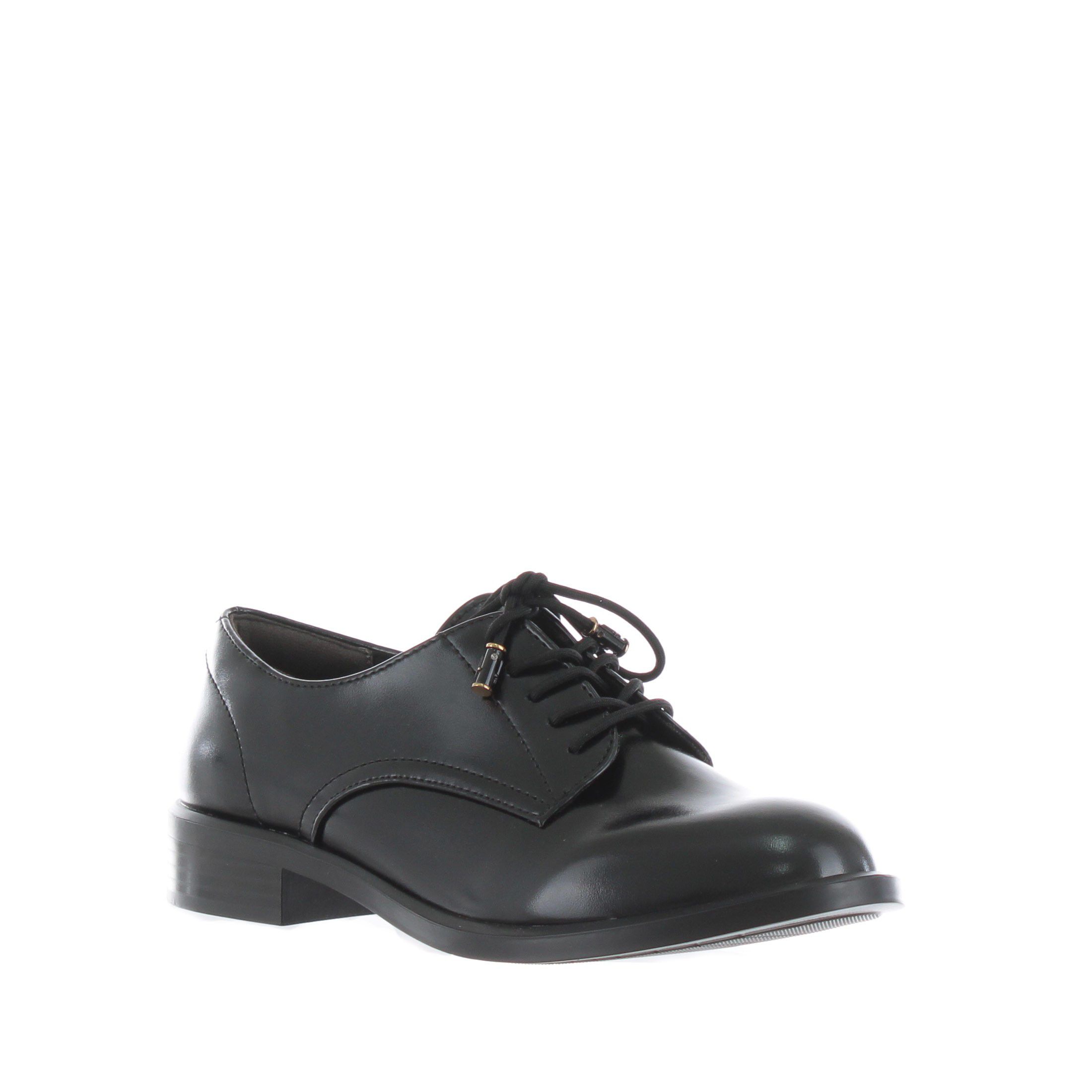 Tamaris stringata derby in pelle con fondo in gomma da donna