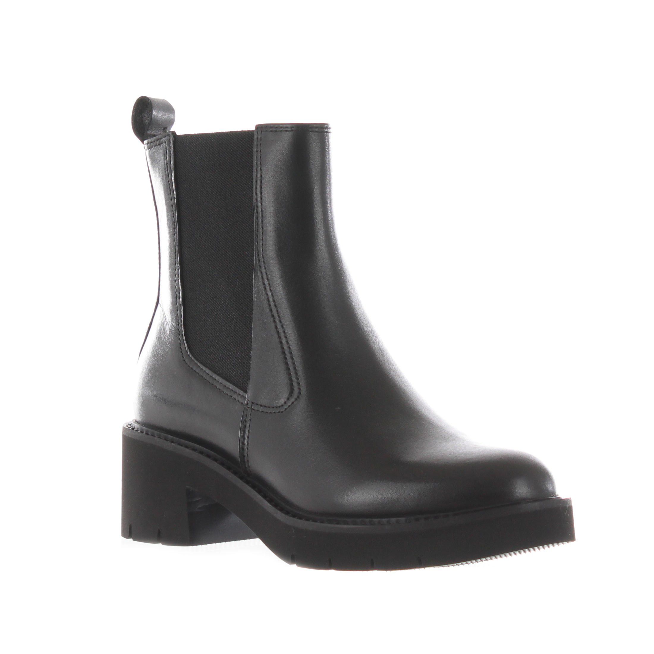Tamaris tronchetto in pelle con inserti elastici da donna