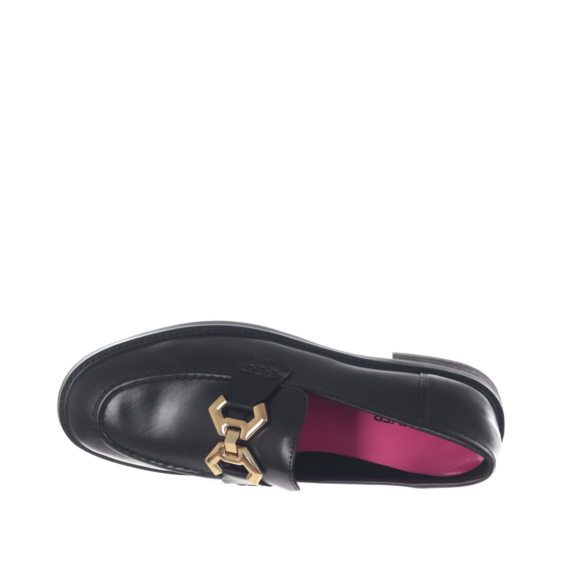 The giver mocassino in pelle con morsetto da donna