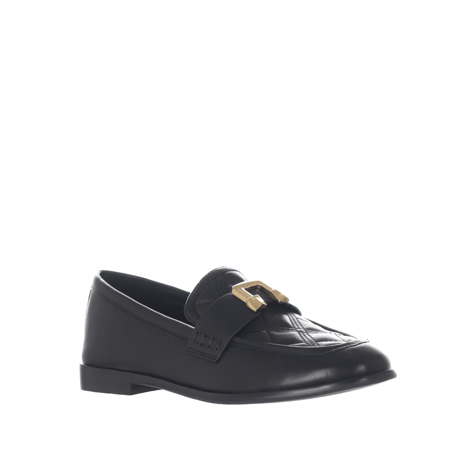 The giver mocassino in pelle trapuntata con morsetto da donna