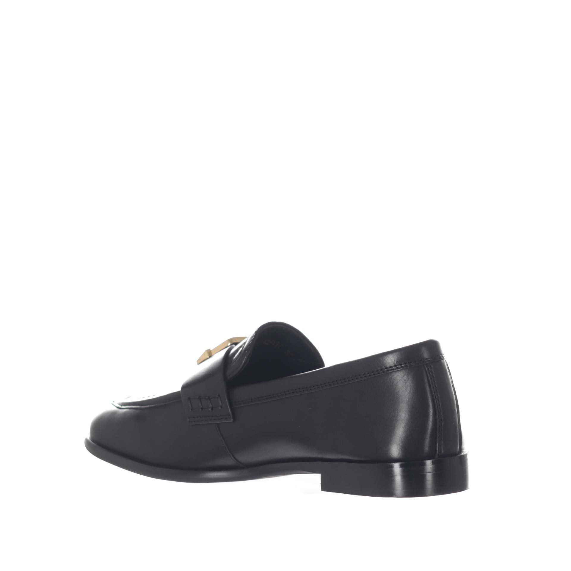 The giver mocassino in pelle trapuntata con morsetto da donna