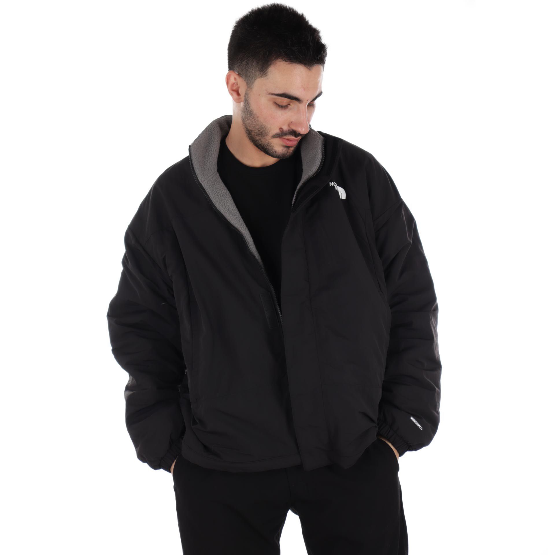 The north face giacca in pile reversibile yumiori da uomo