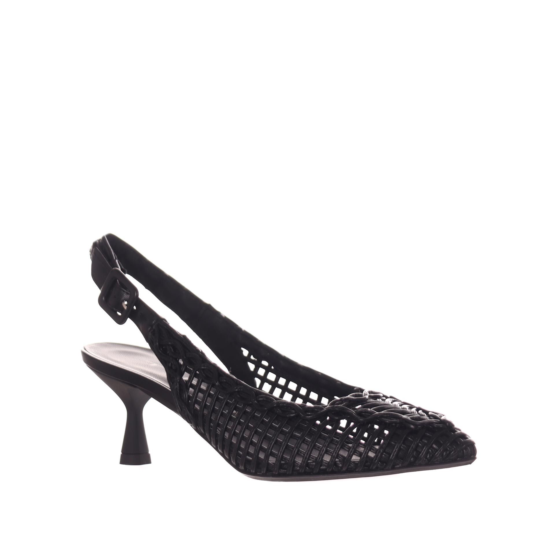 Tiffi ballerina slingback in nappa con ricamo da donna