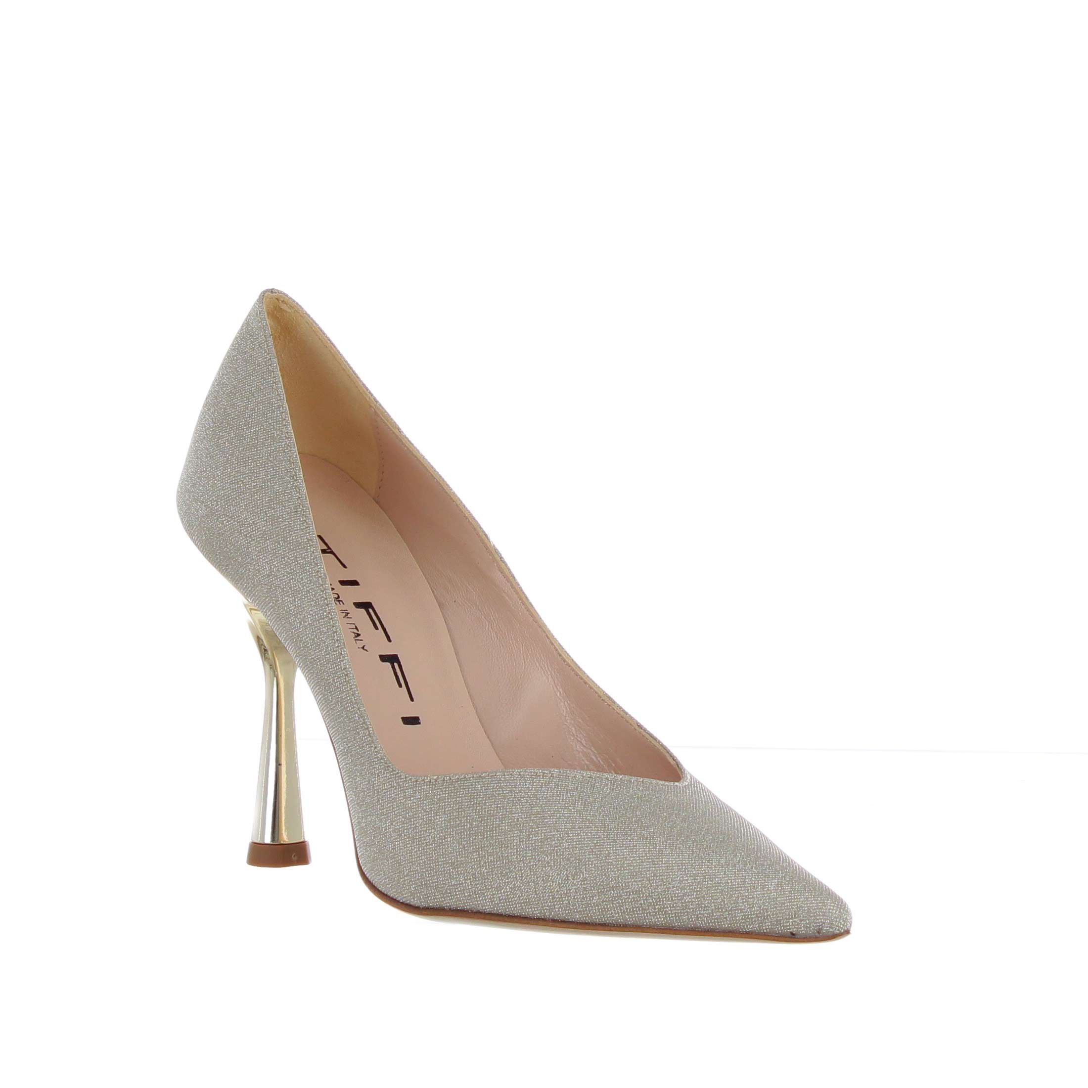 Tiffi décolleté in glitter da donna
