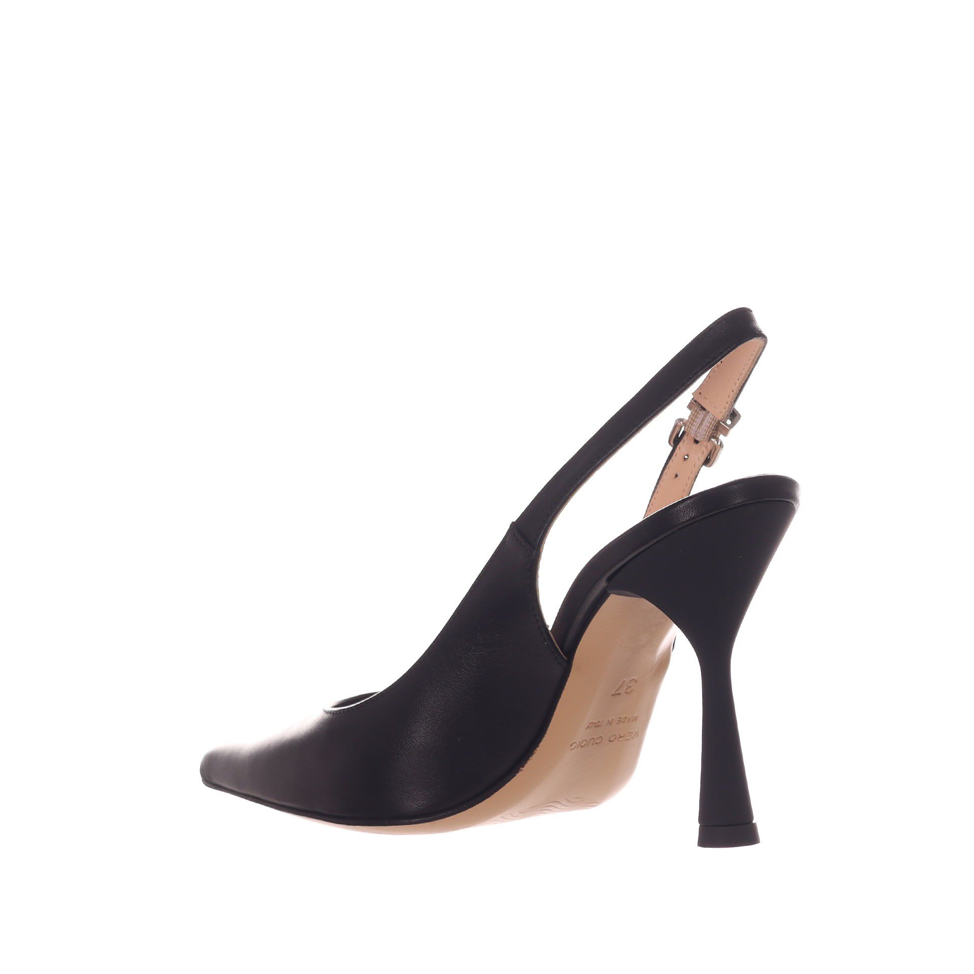 Tiffi décolleté slingback in nappa da donna