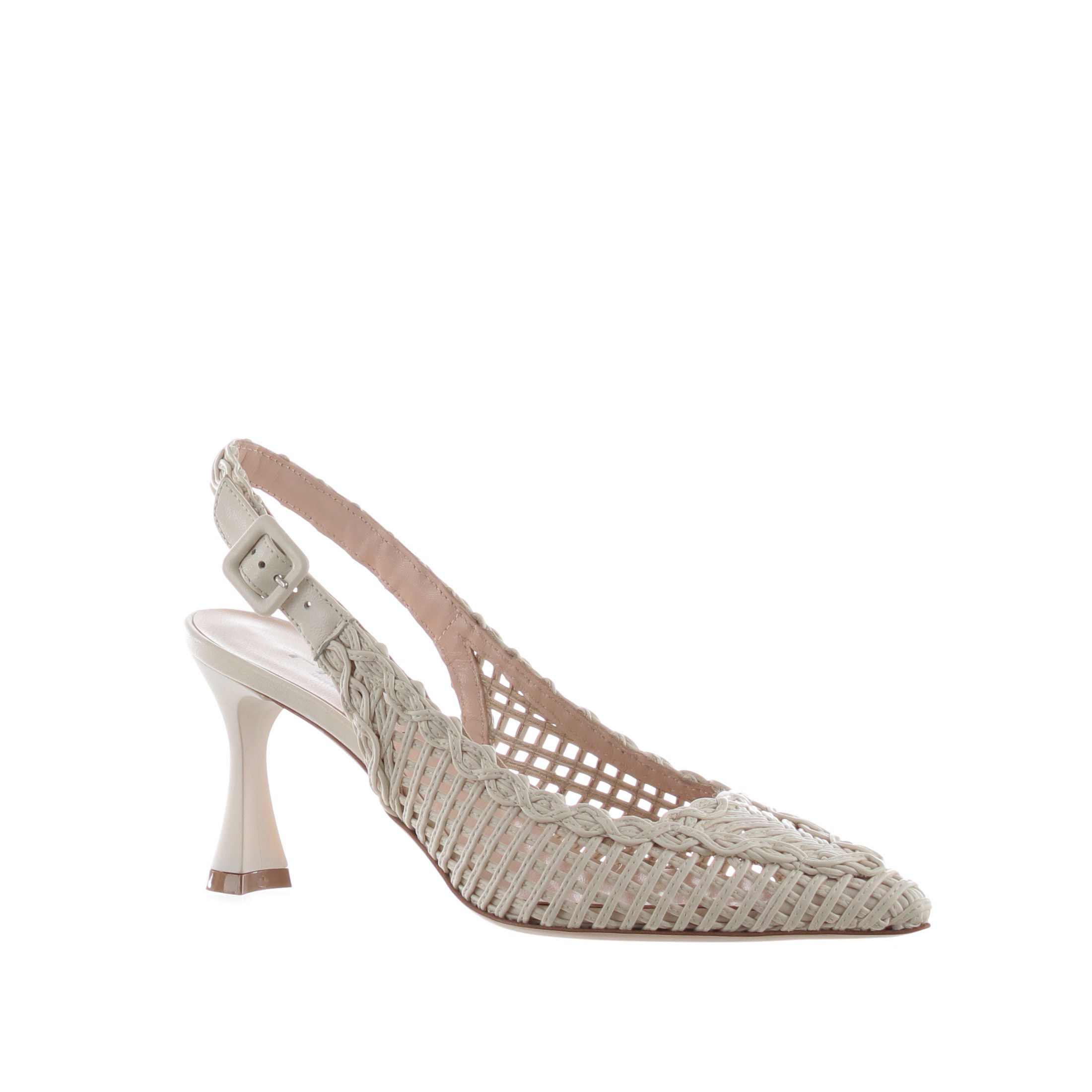 Tiffi décolleté slingback ricamata da donna