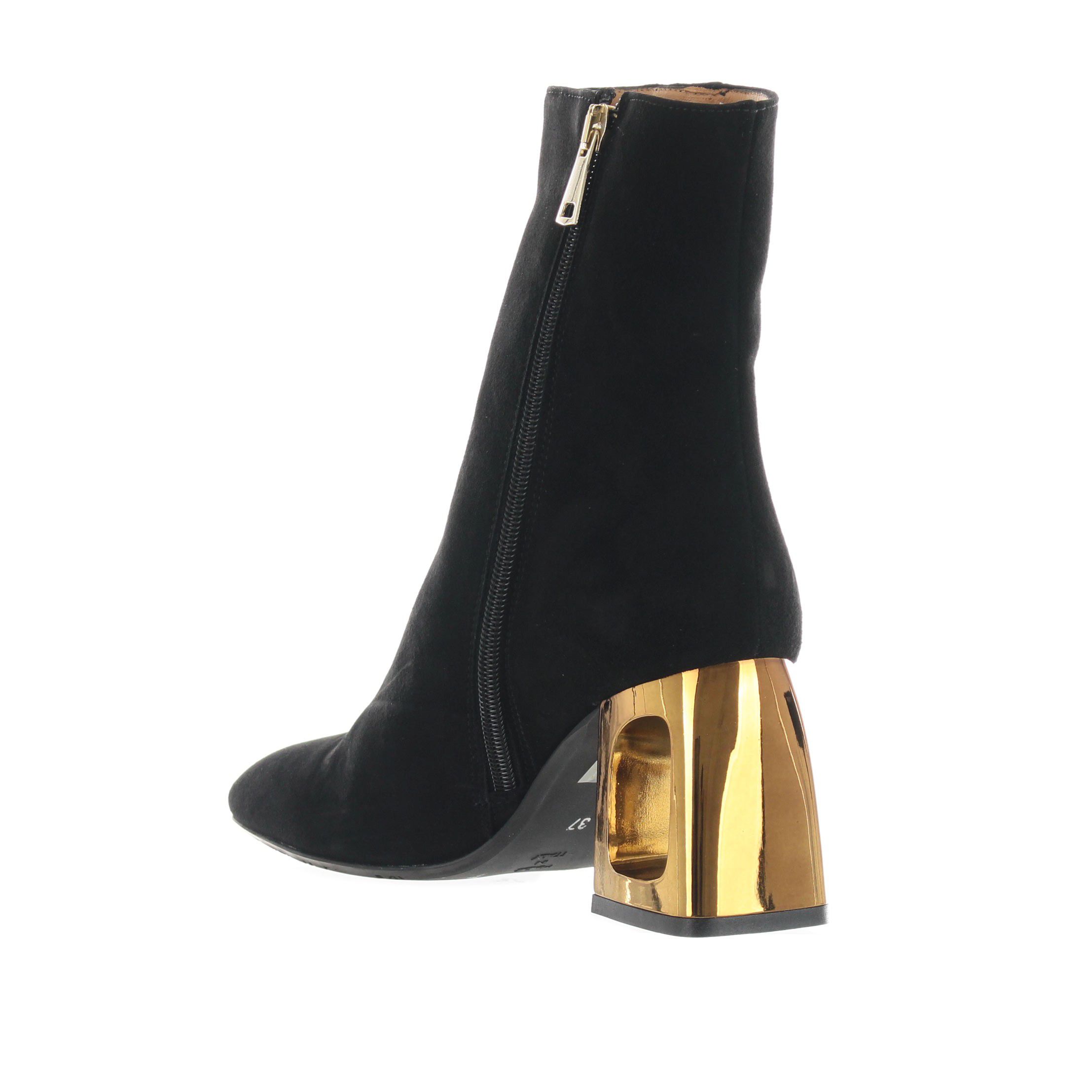 Tiffi stivaletto in camoscio con tacco scultura da donna