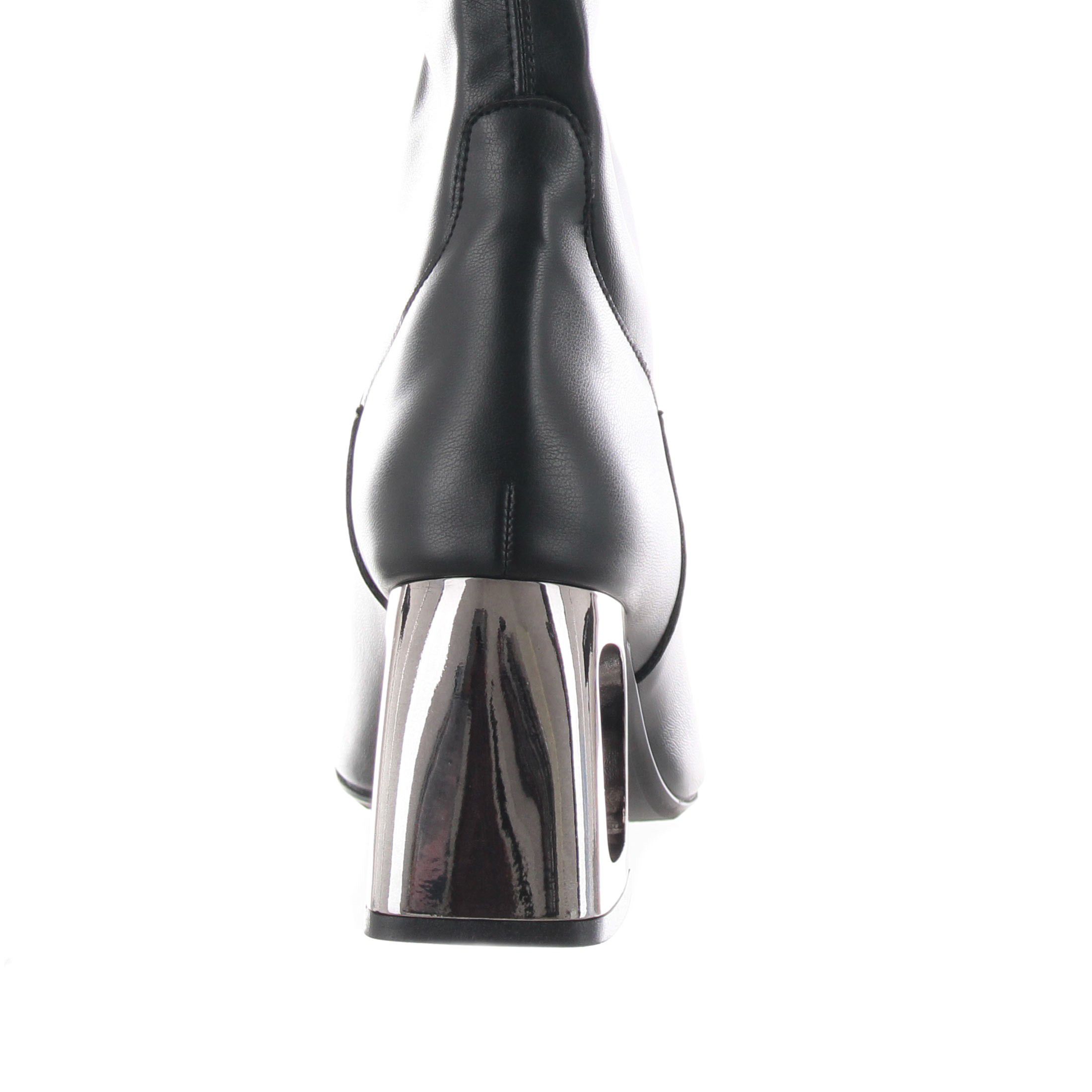 Tiffi stivaletto in pelle con tacco scultura da donna