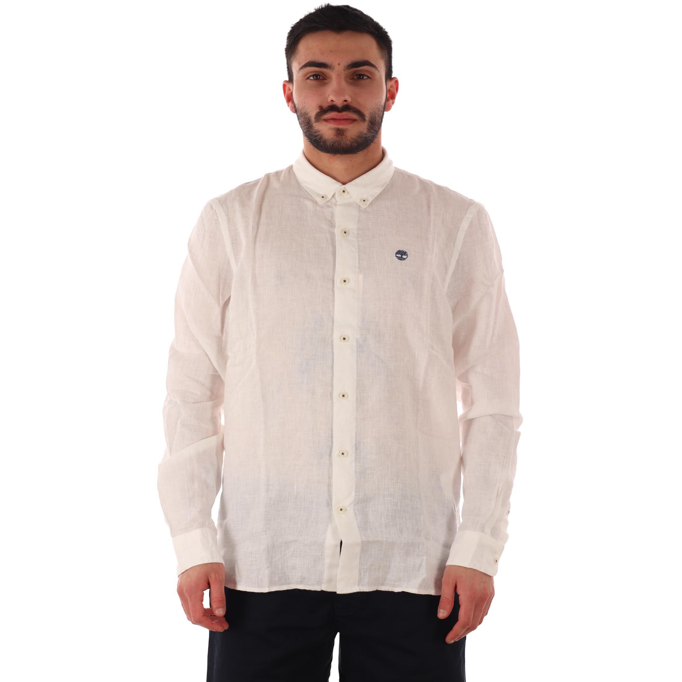 Camicia lino uomo timberland discount