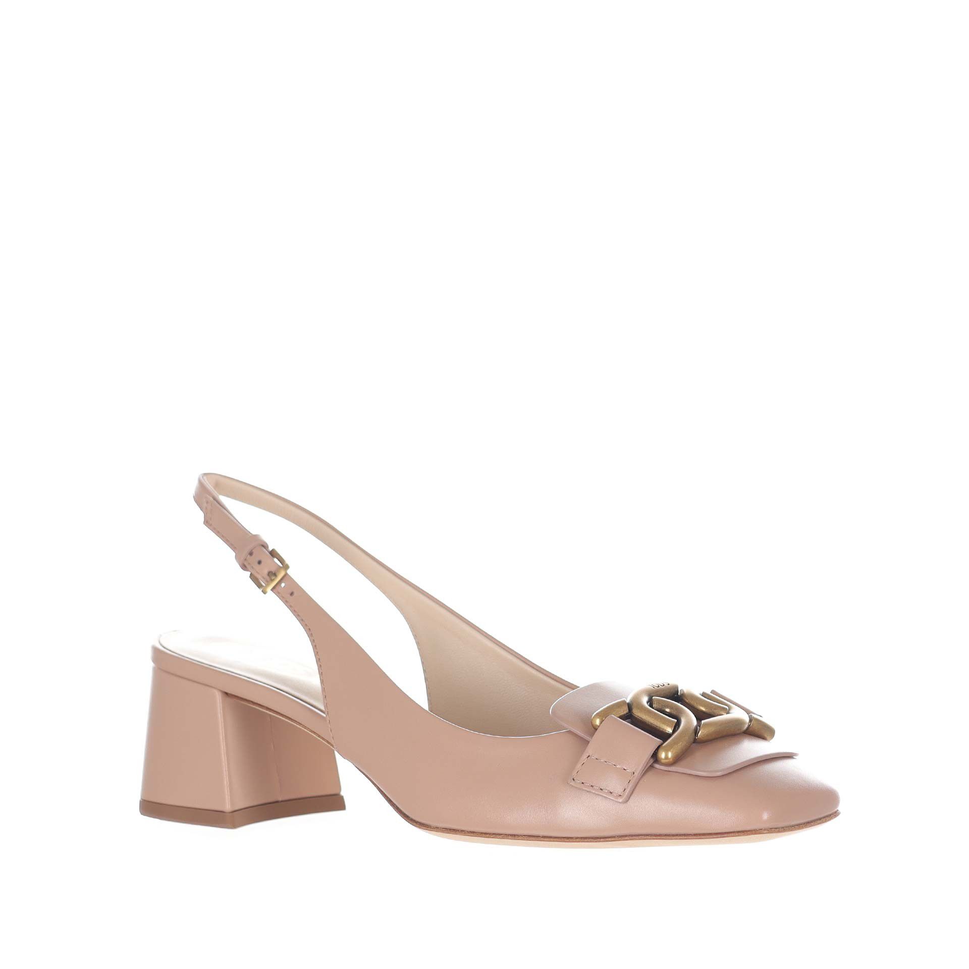 Tod's décolleté slingback kate in pelle da donna