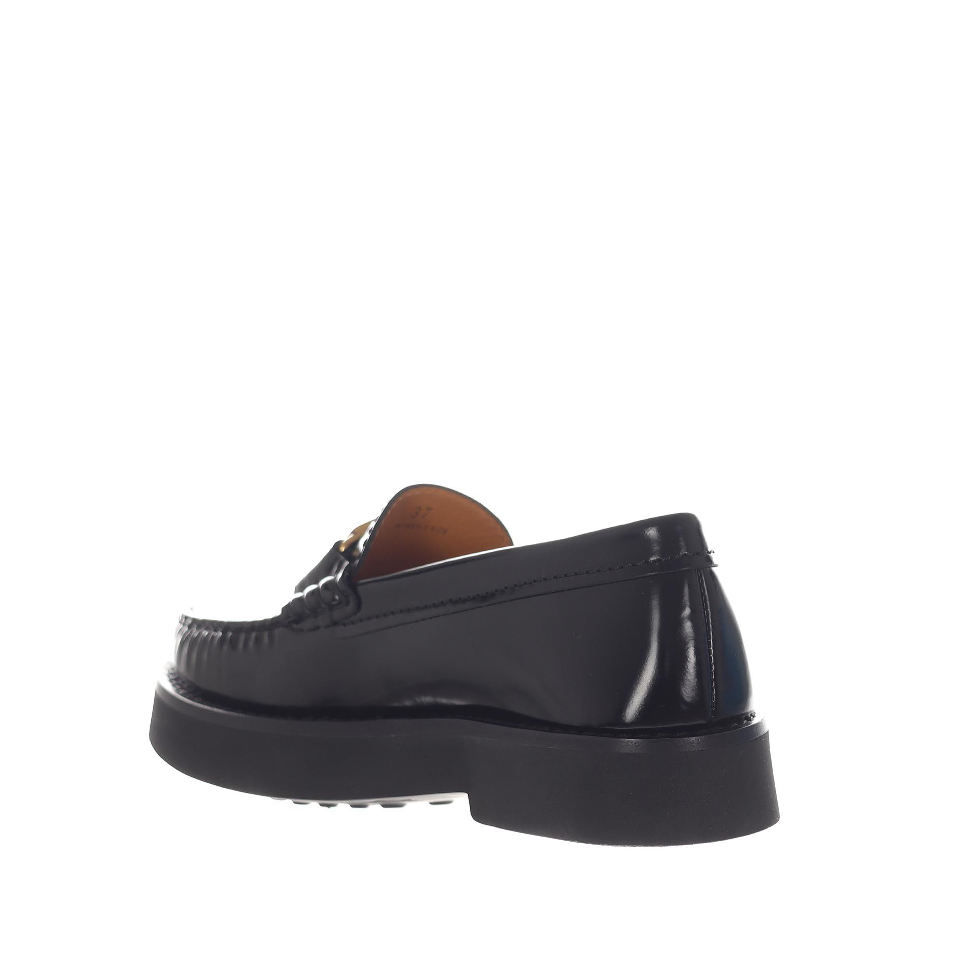 Tod's mocassino con morsetto in pelle spazzolata da donna