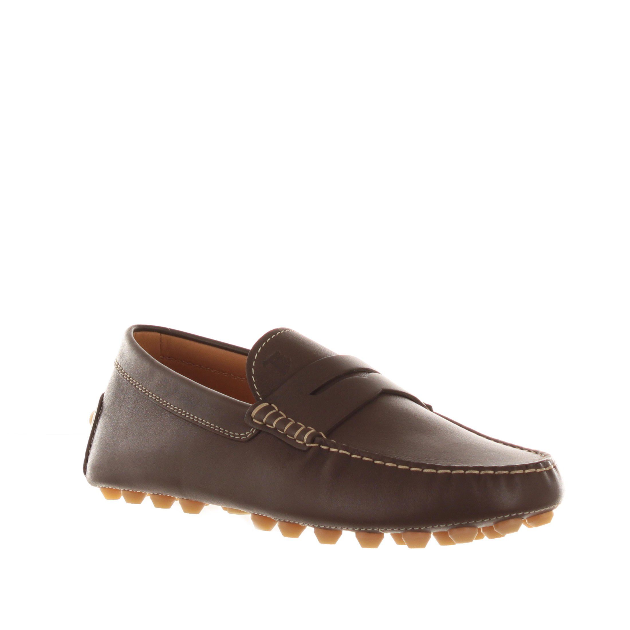 Tod's mocassino gommino bubble in pelle da uomo
