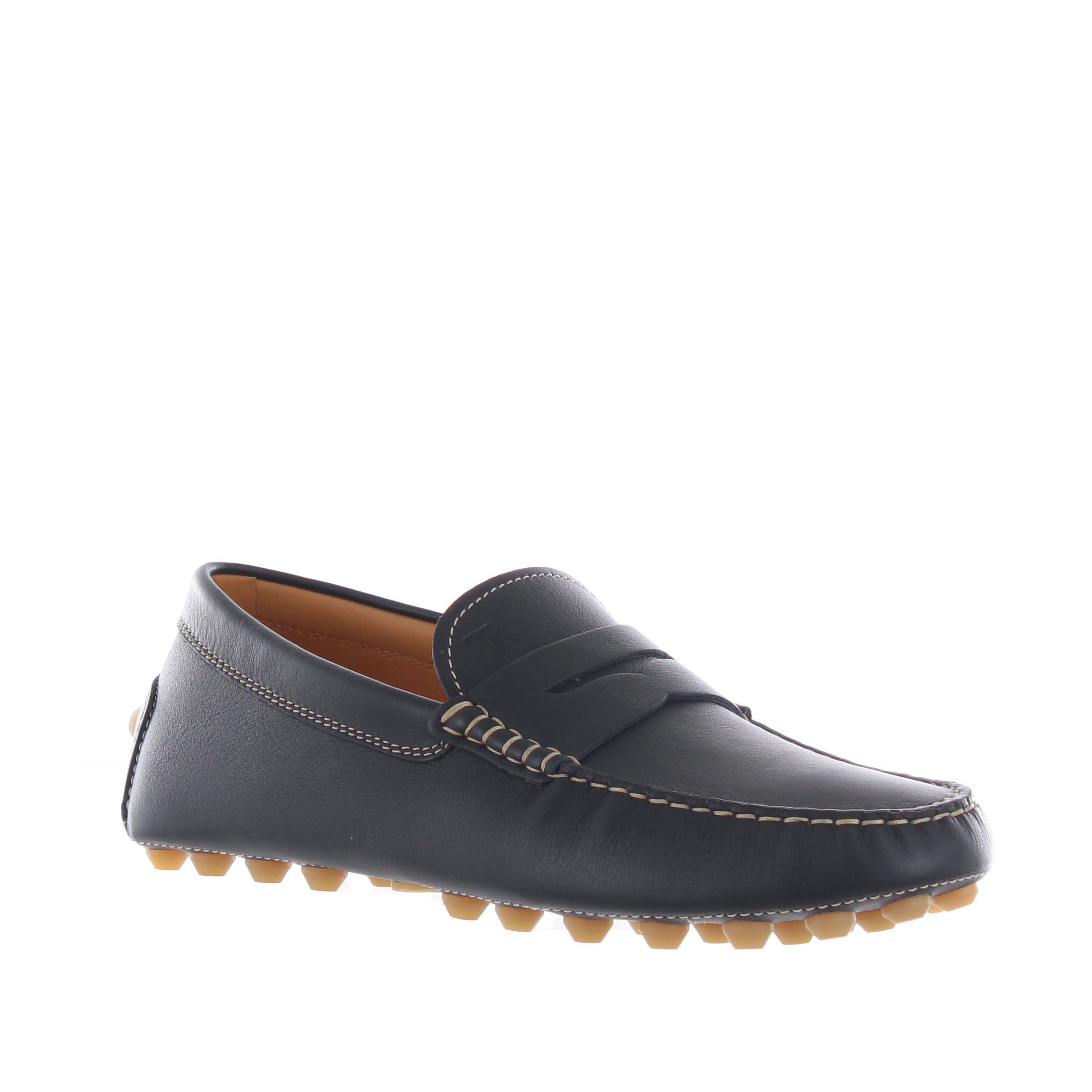 Tod's mocassino gommino bubble in pelle da uomo