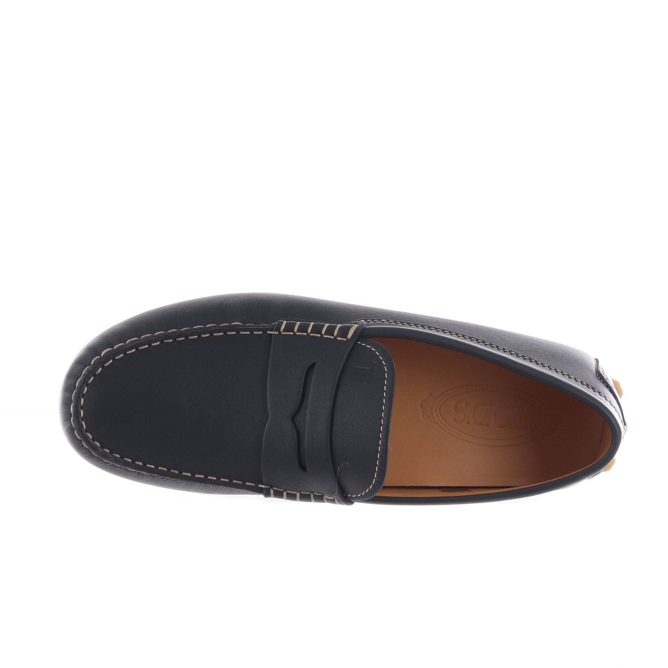 Tod's mocassino gommino bubble in pelle da uomo