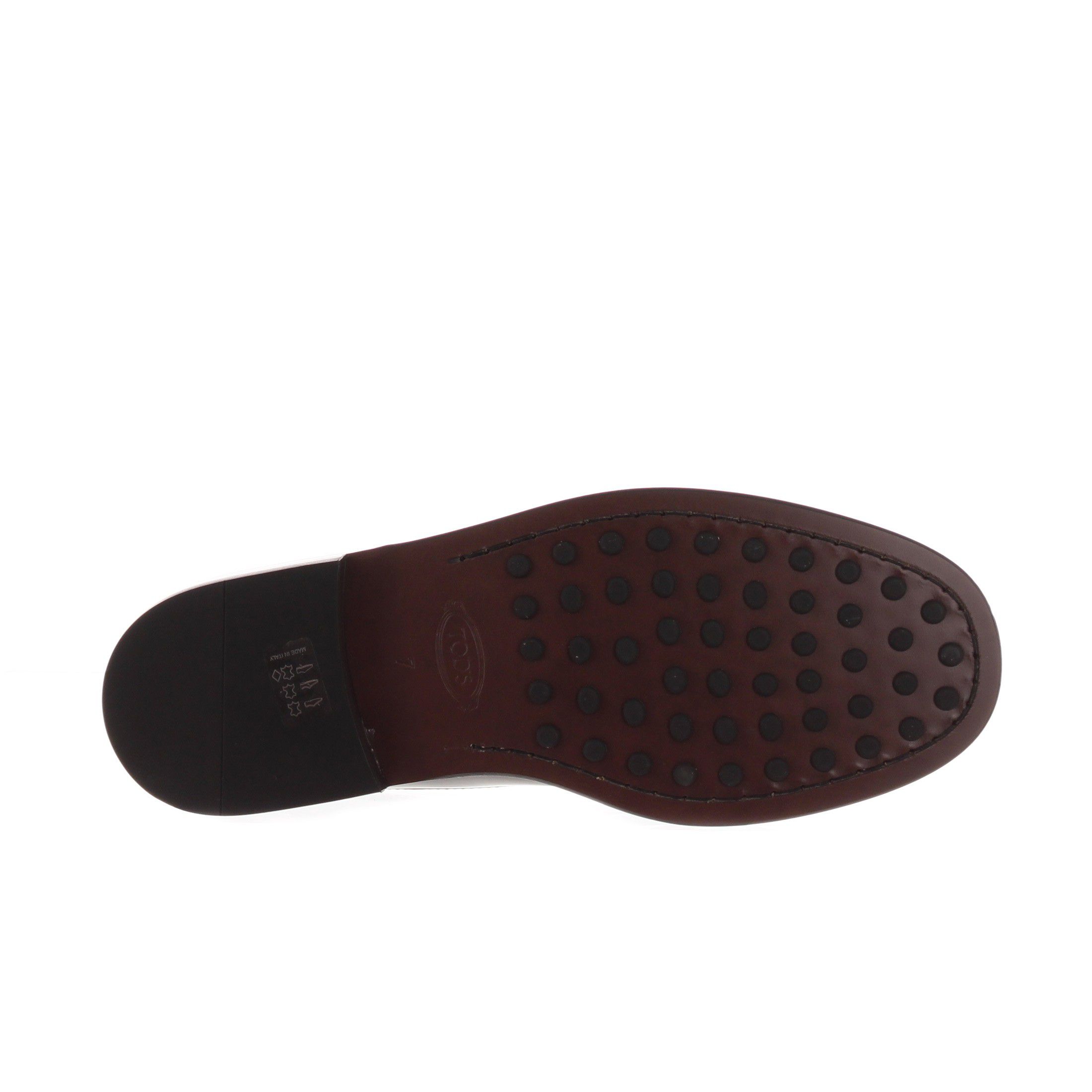 Tod's mocassino in pelle con mascherina da uomo