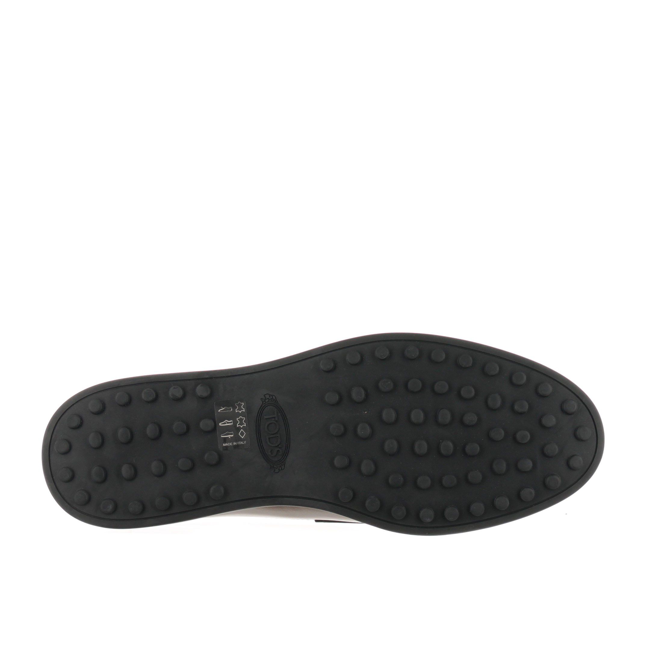 Tod's mocassino in pelle con mascherina da uomo