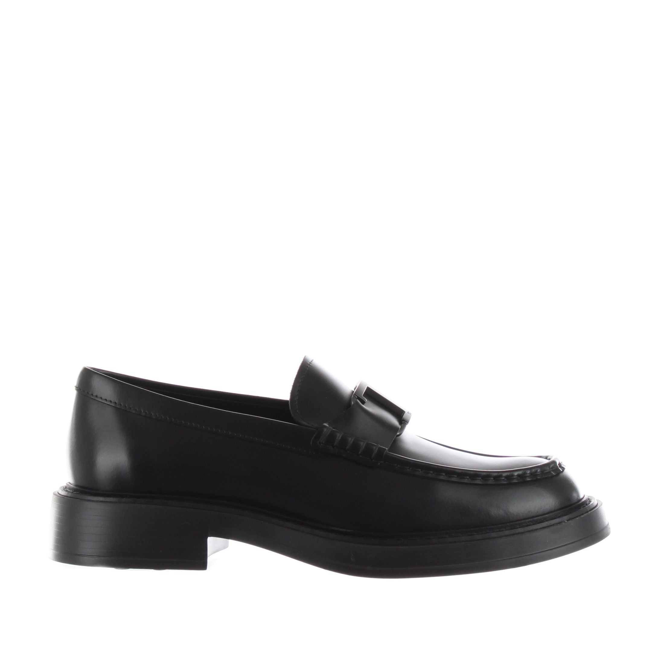 Tod's mocassino in pelle con morsetto da uomo