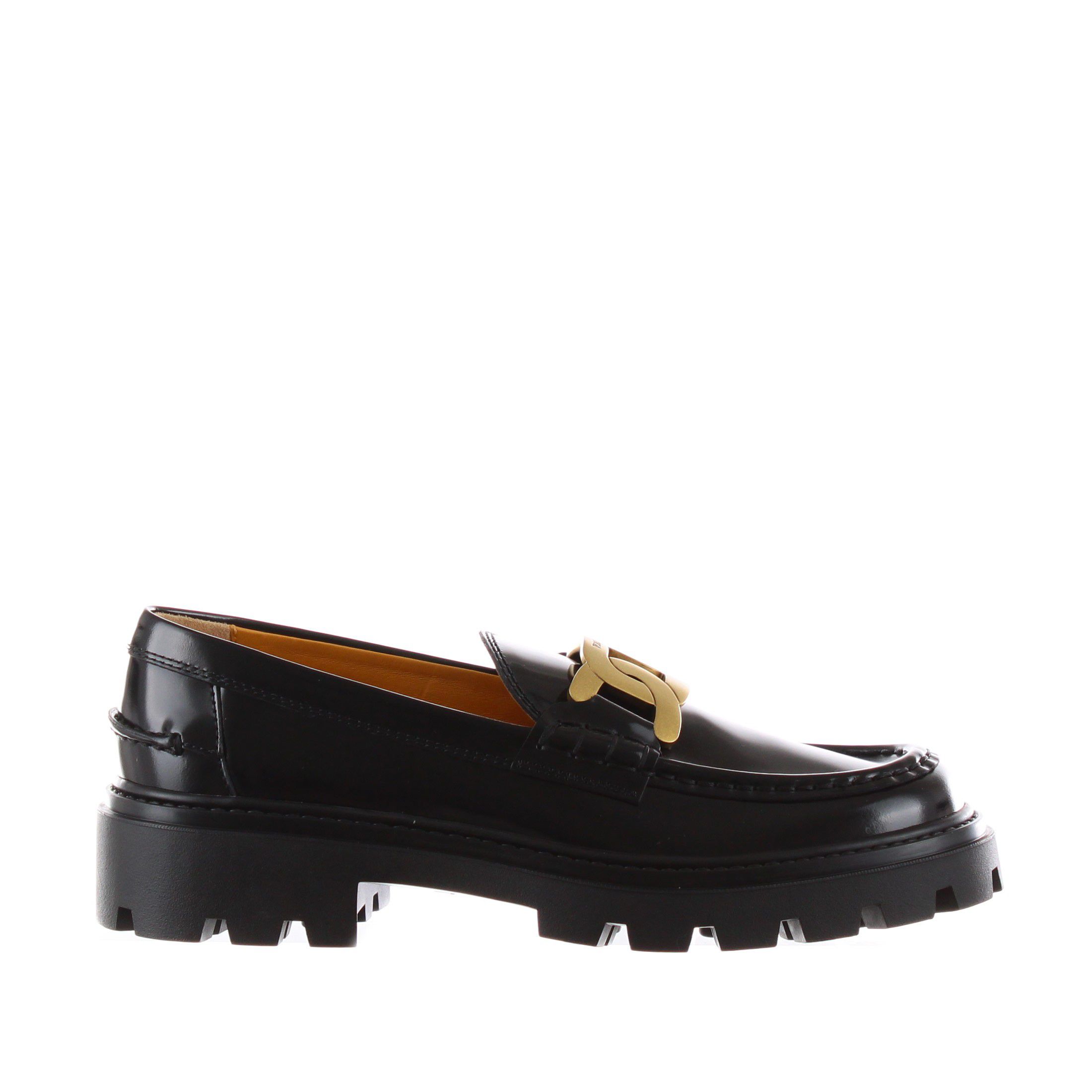 Tod's mocassino in pelle semilucida da donna