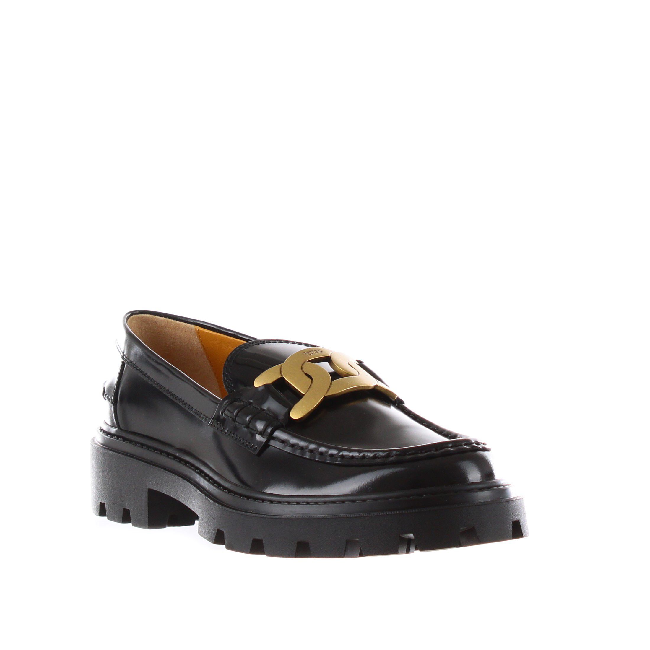 Tod's mocassino in pelle semilucida da donna