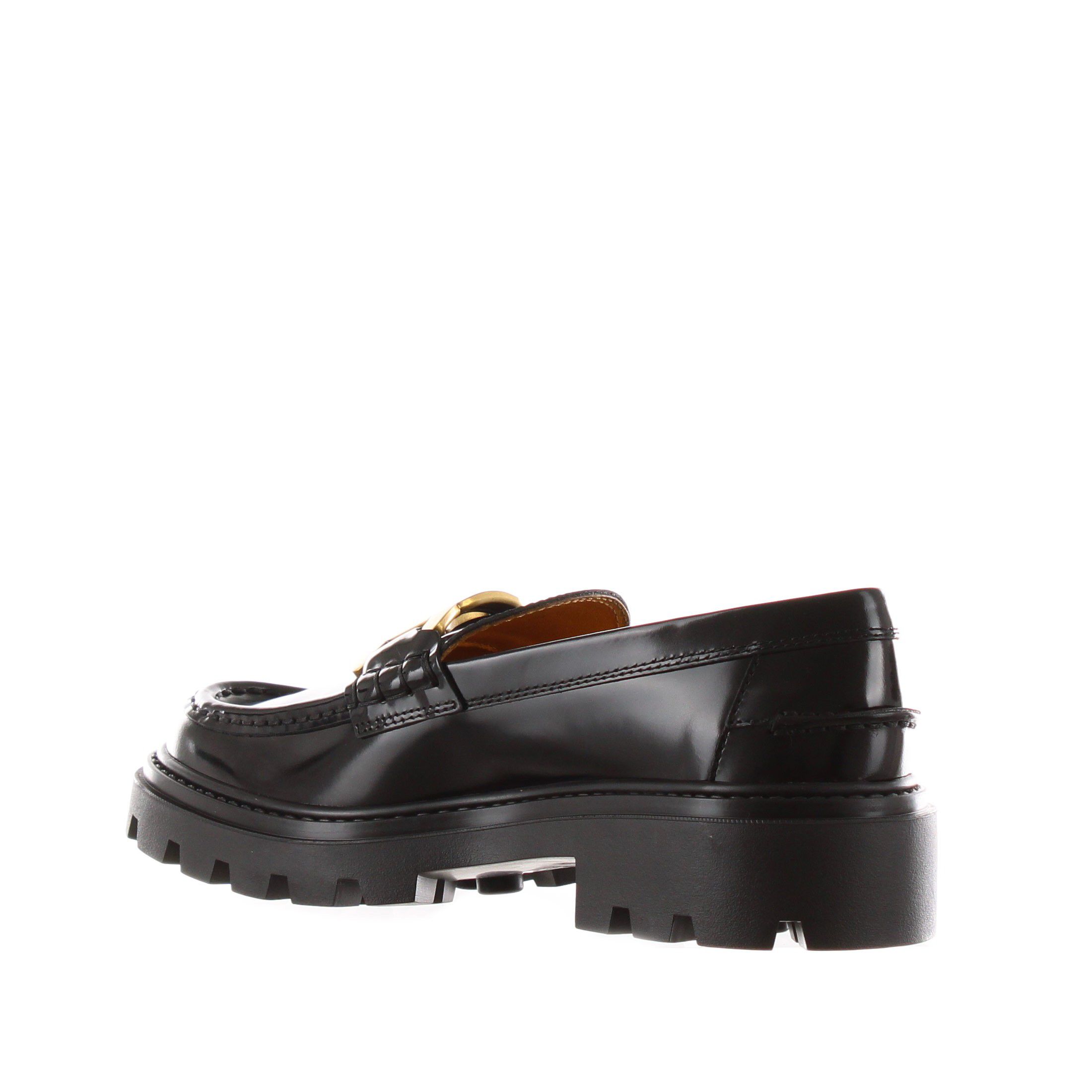 Tod's mocassino in pelle semilucida da donna