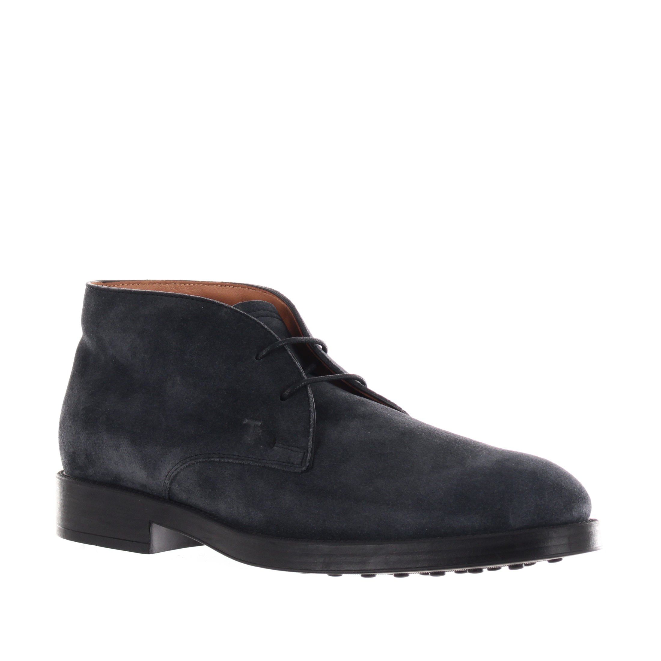 Tod's polacchino in camoscio da uomo
