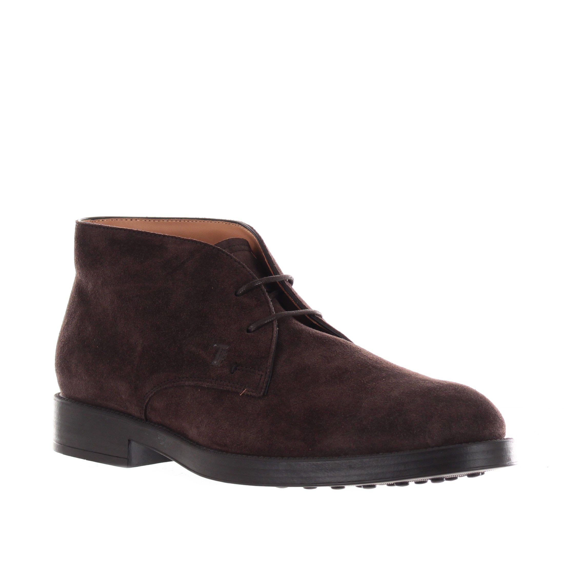 Tod's polacchino in camoscio da uomo