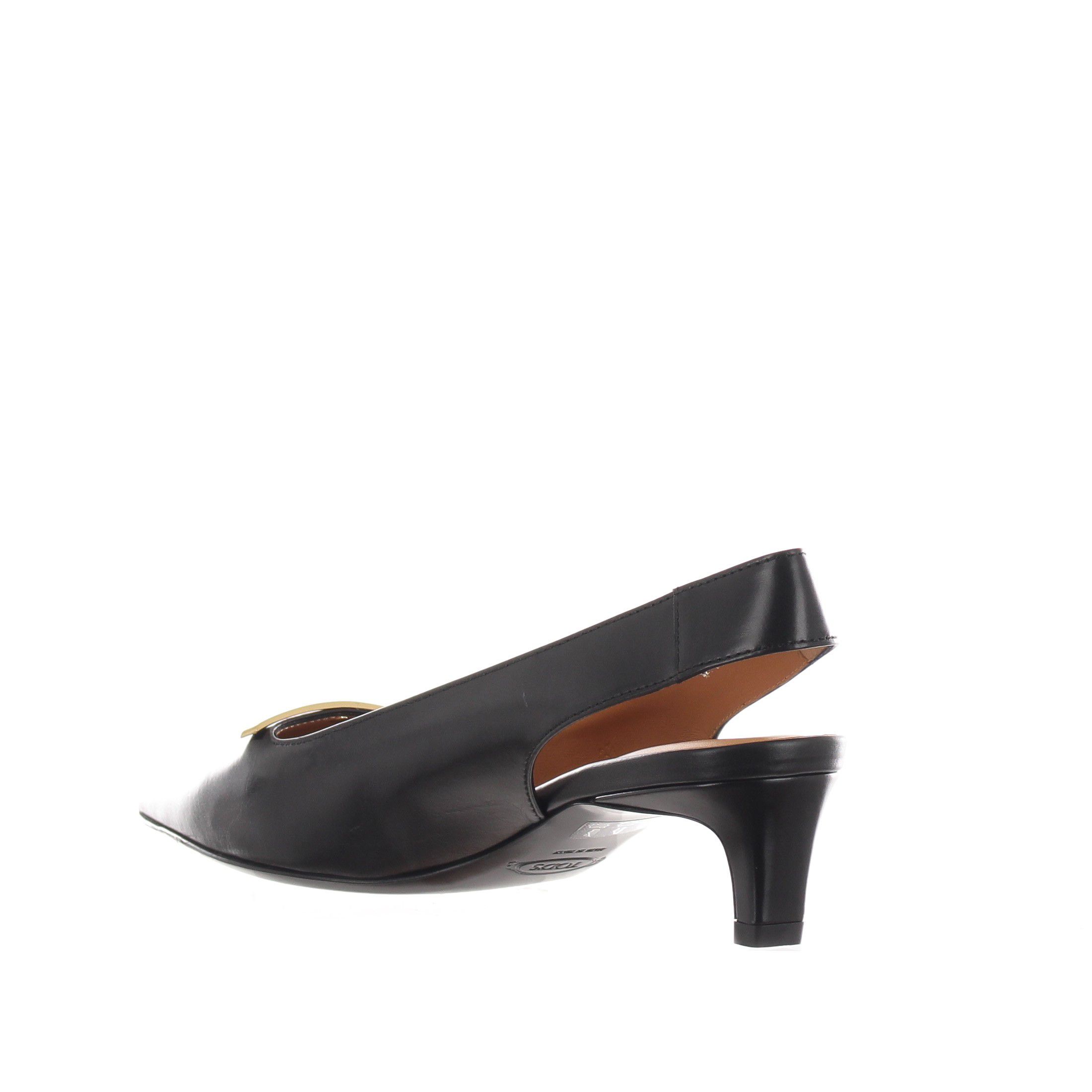 Tod's slingback in pelle con tacco midi da donna