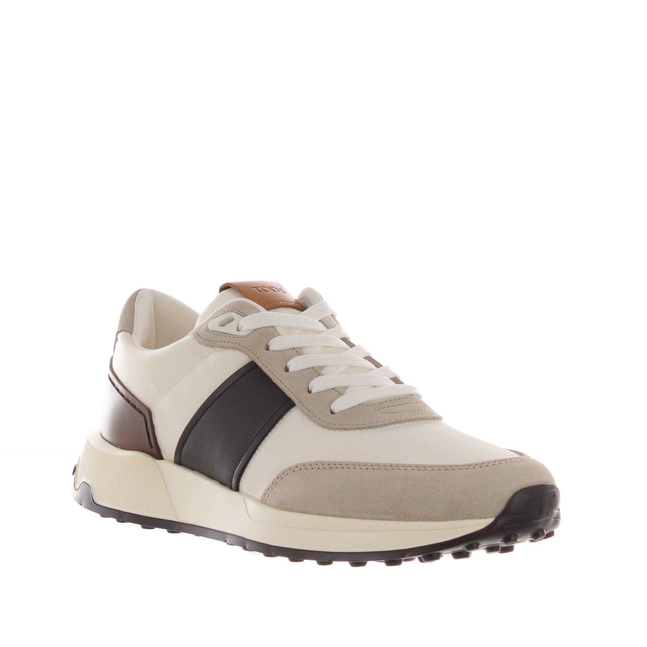 Tod's sneaker in pelle e tessuto tecnico da uomo