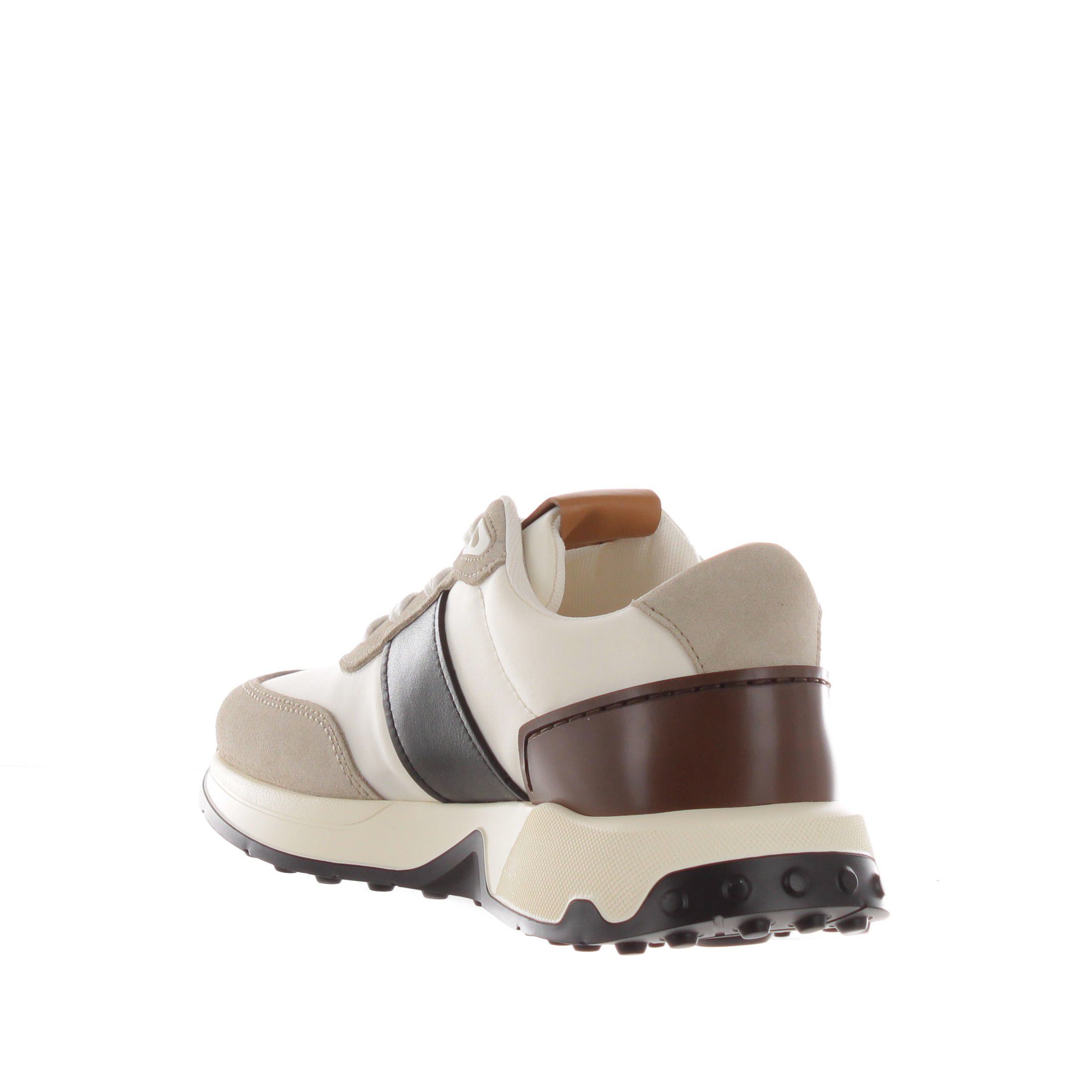 Tod's sneaker in pelle e tessuto tecnico da uomo
