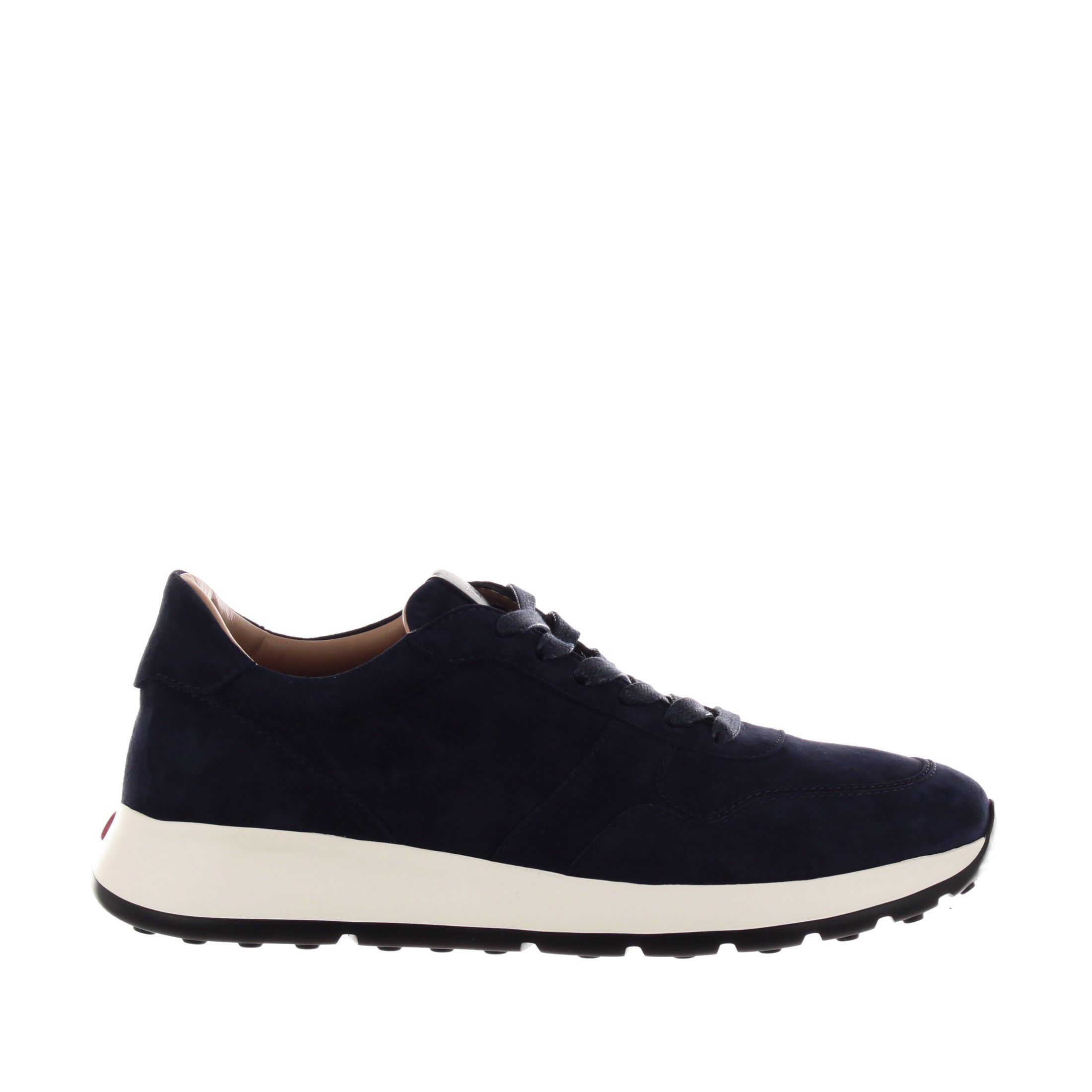 Tod's sneaker red dot in camoscio da uomo