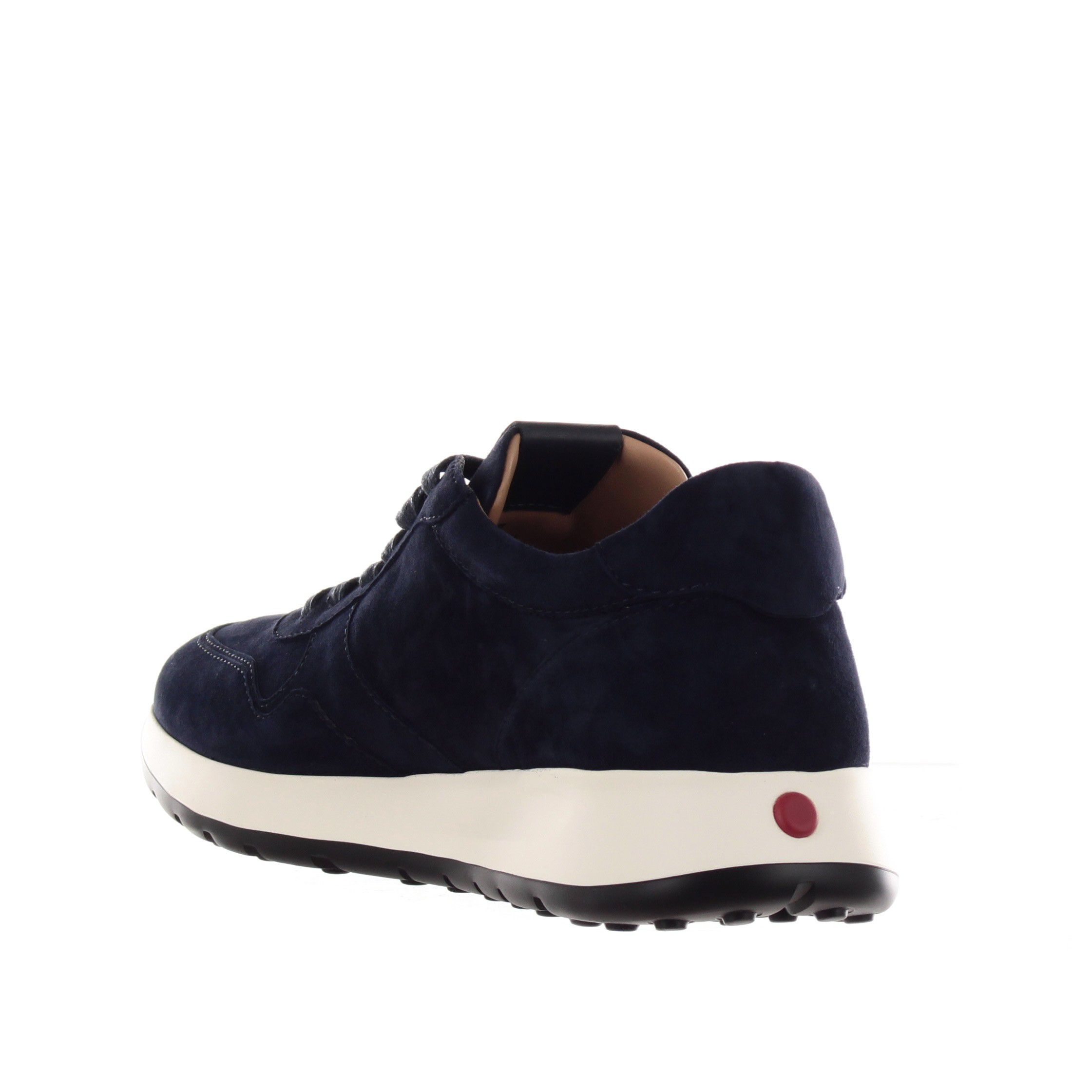 Tod's sneaker red dot in camoscio da uomo