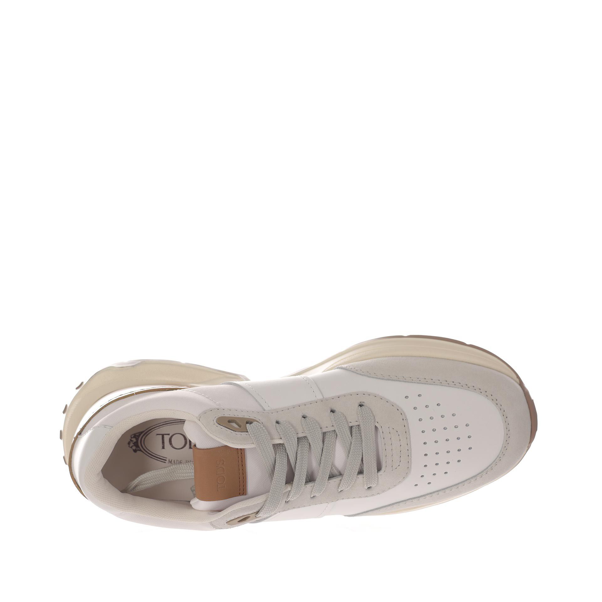 Tod's sneakers in pelle e suede da uomo