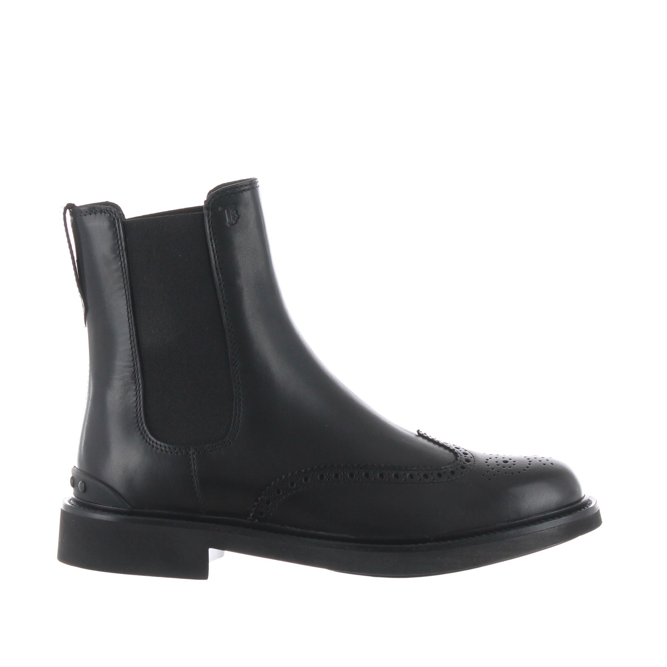 Tod's stivaletto beatles in pelle da uomo