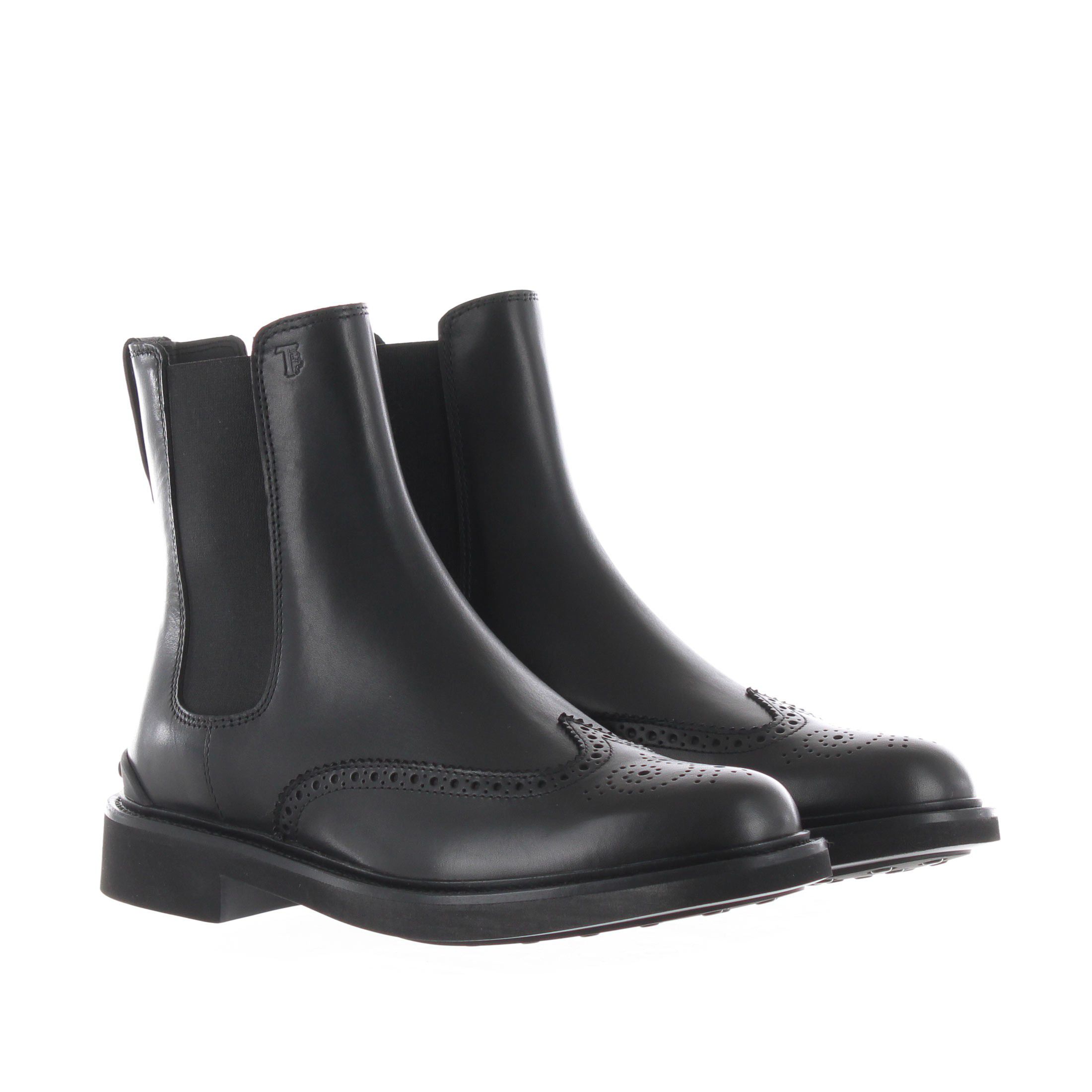 Tod's stivaletto beatles in pelle da uomo