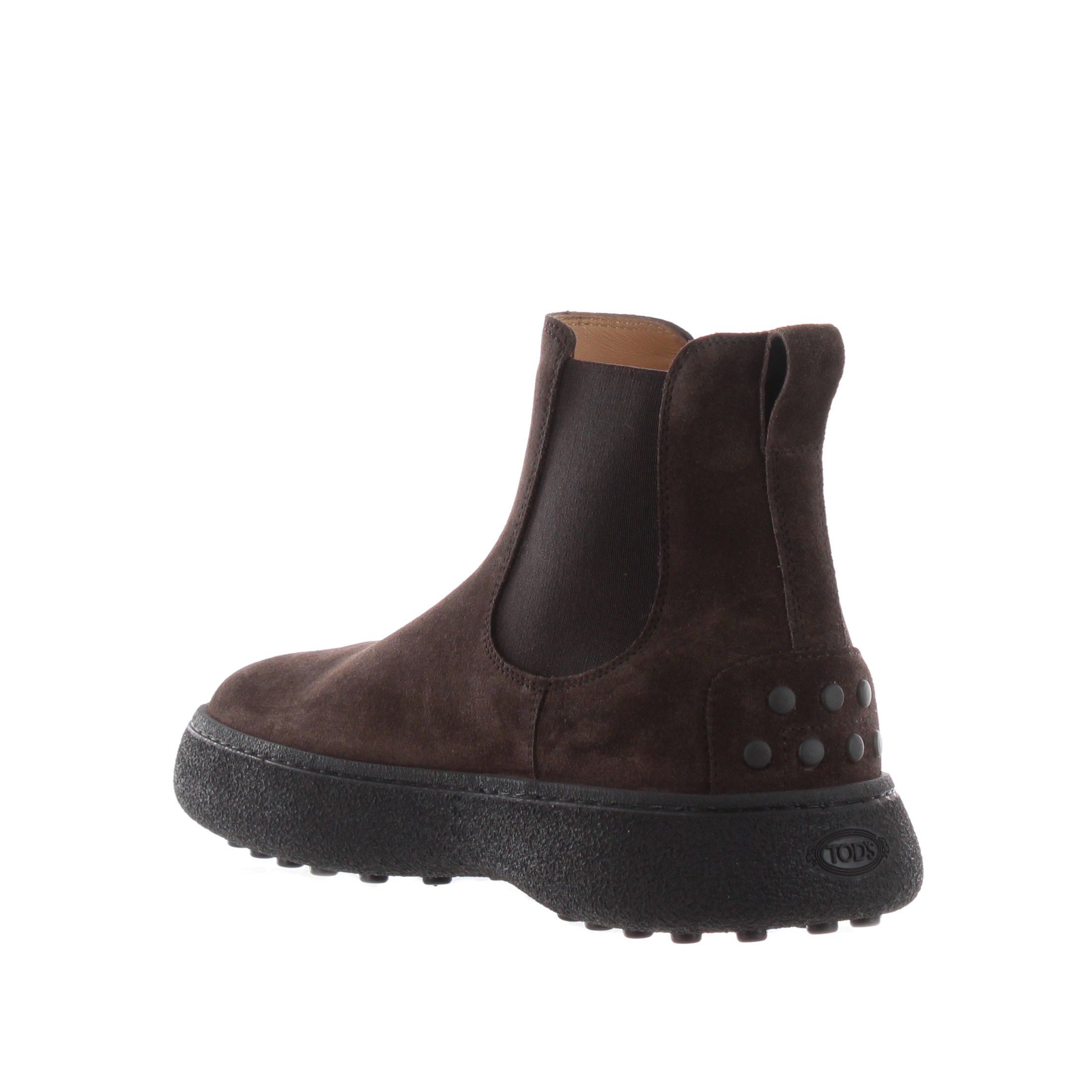Tod's stivaletto chelsea in camoscio da uomo