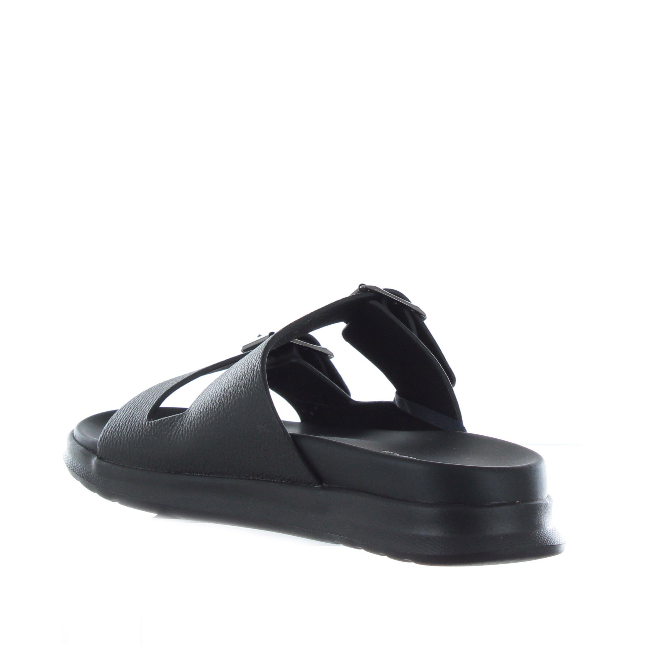 Tommy hilfiger sandali in pelle doppio cinturino da uomo