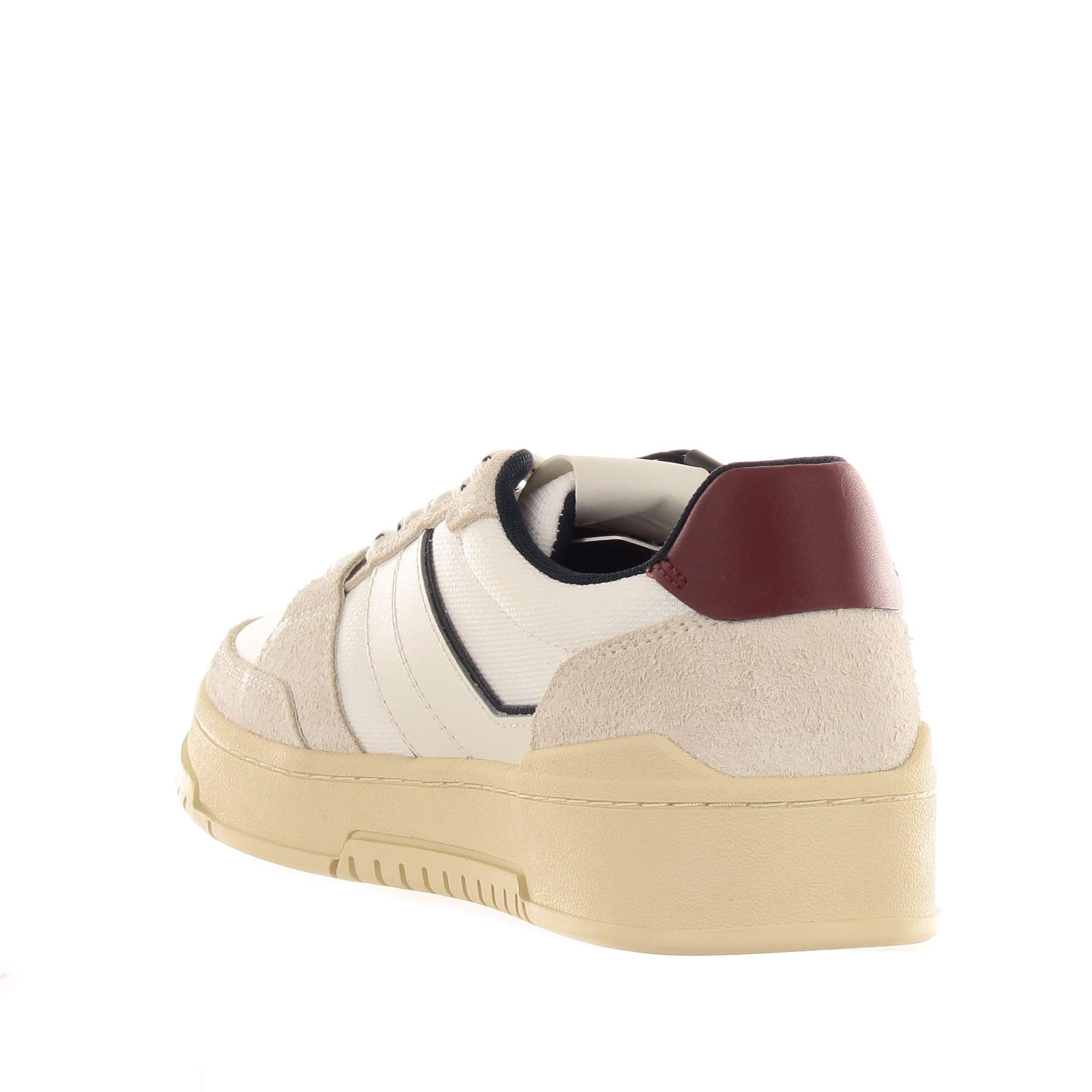 Tommy hilfiger sneaker in camoscio e tessuto da uomo
