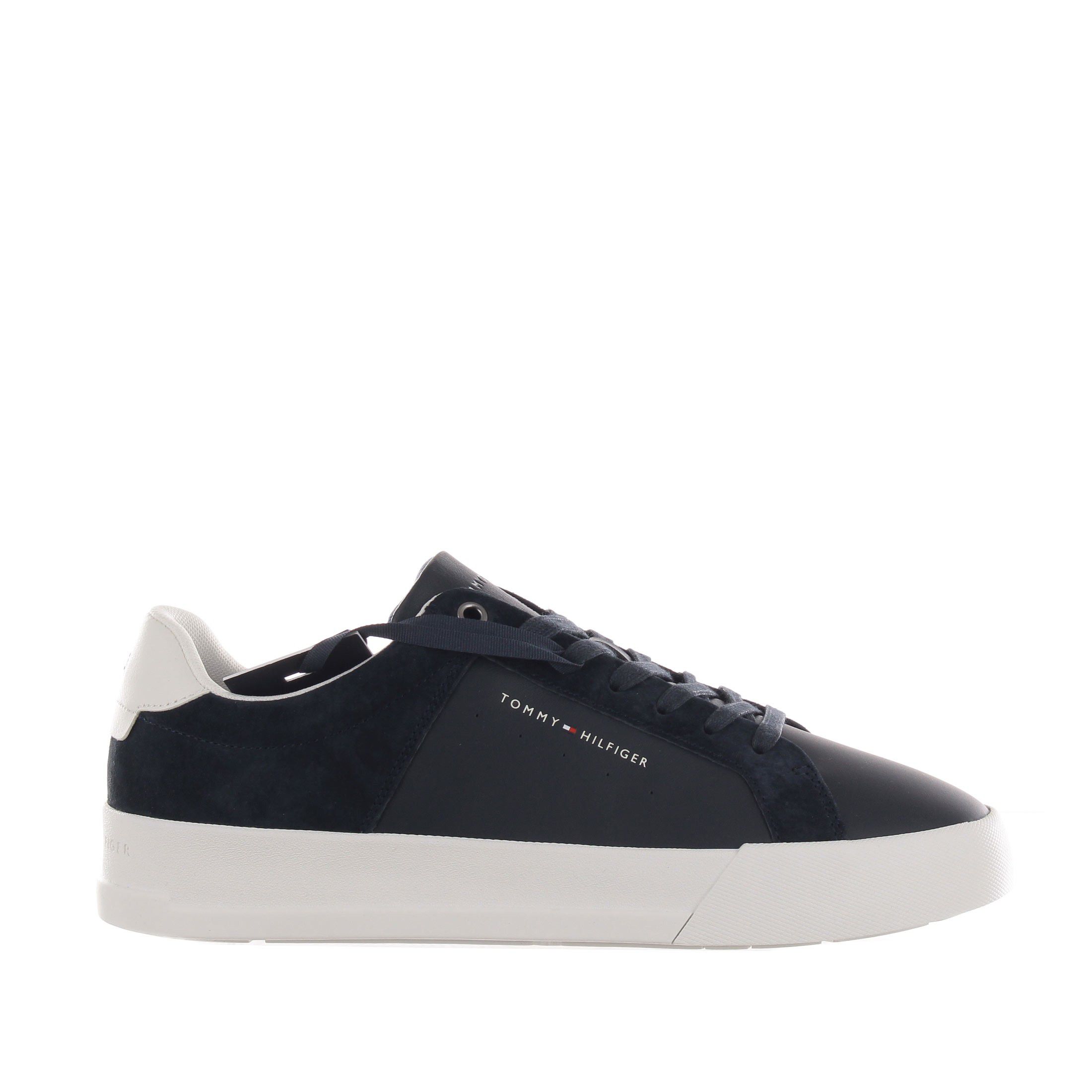 Tommy hilfiger sneaker th court in nabuck da uomo