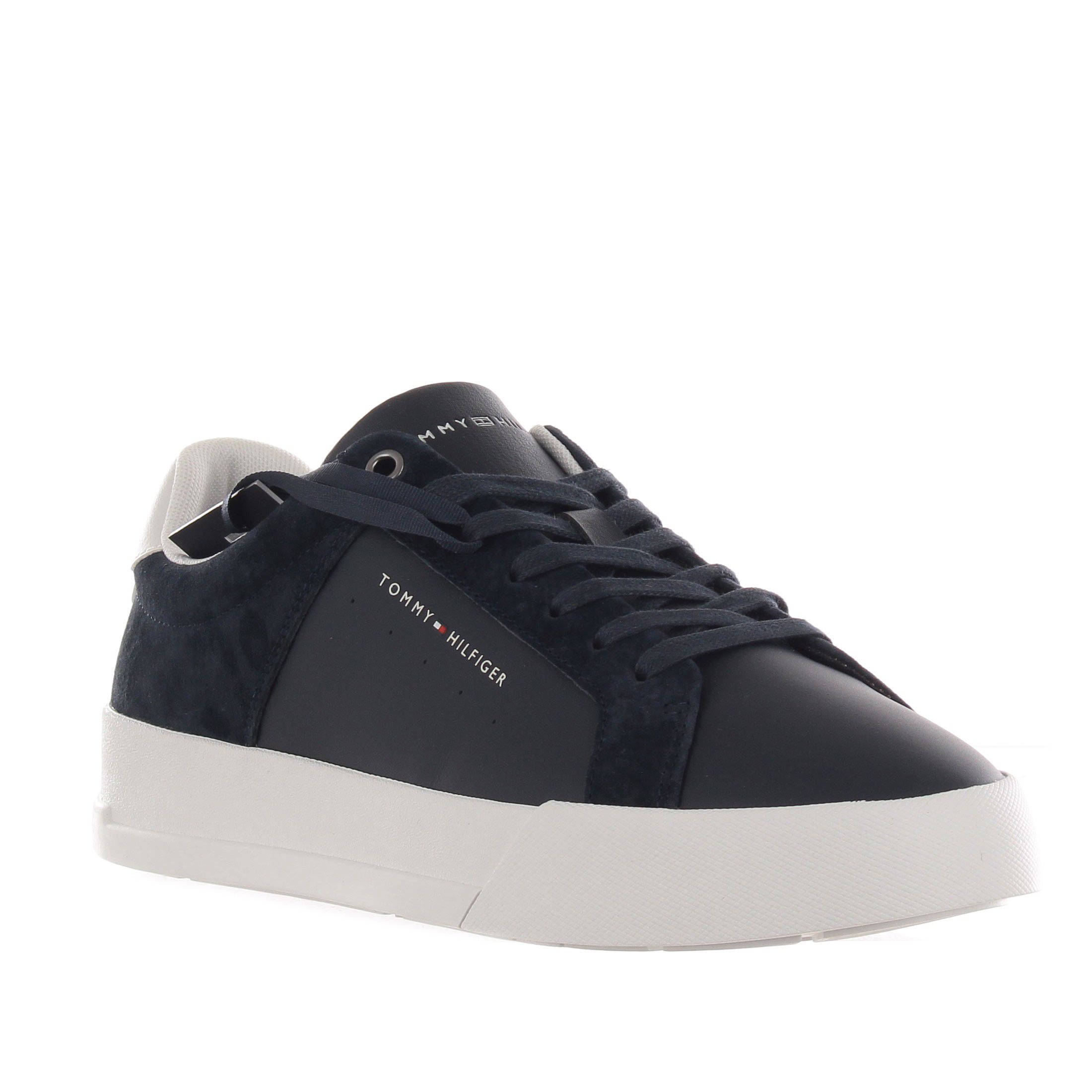 Tommy hilfiger sneaker th court in nabuck da uomo