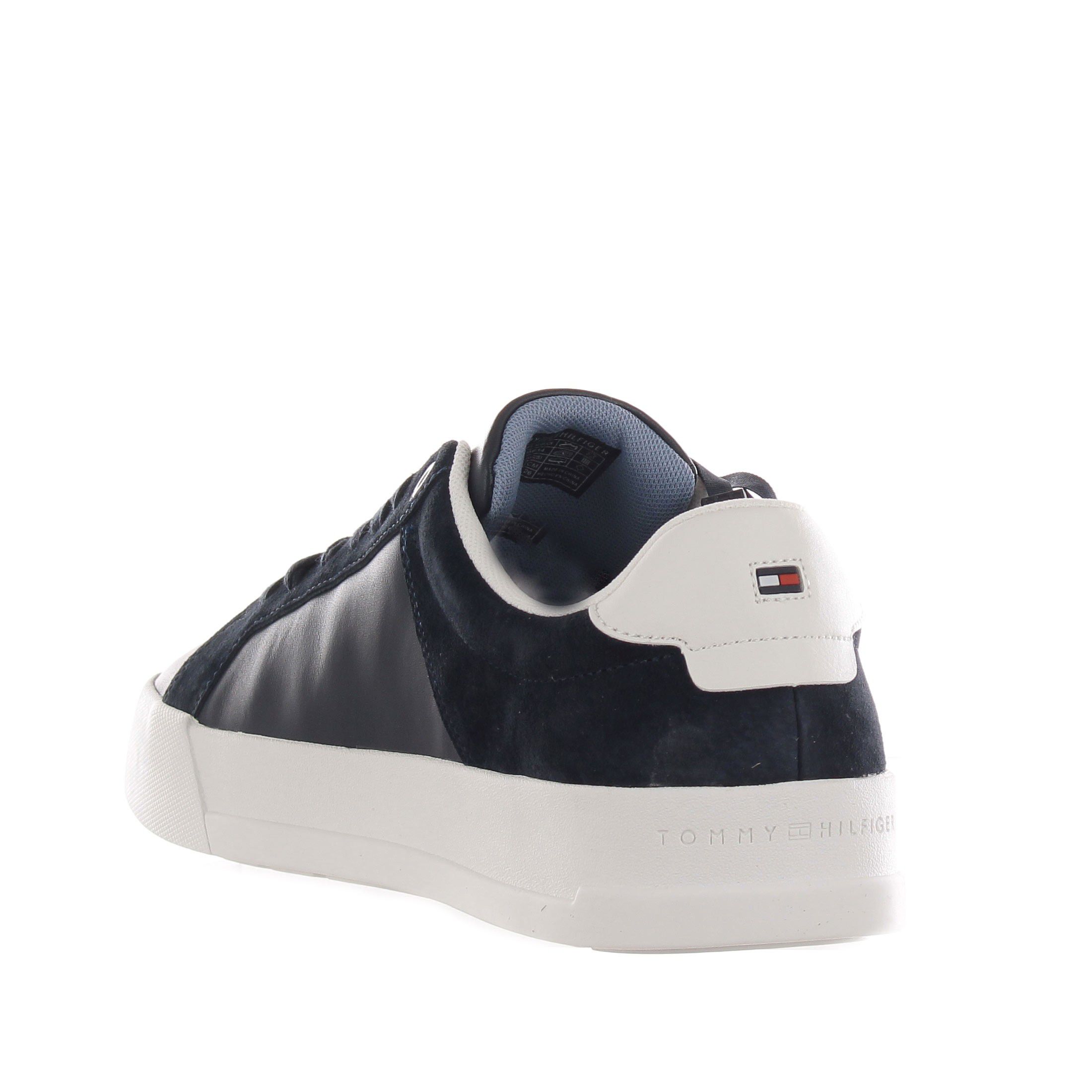 Tommy hilfiger sneaker th court in nabuck da uomo